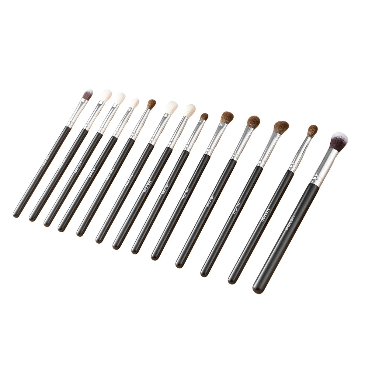 34-Piece Makeup Brush Set Foundation Eyeshadow Concealer Blush Wood Handle