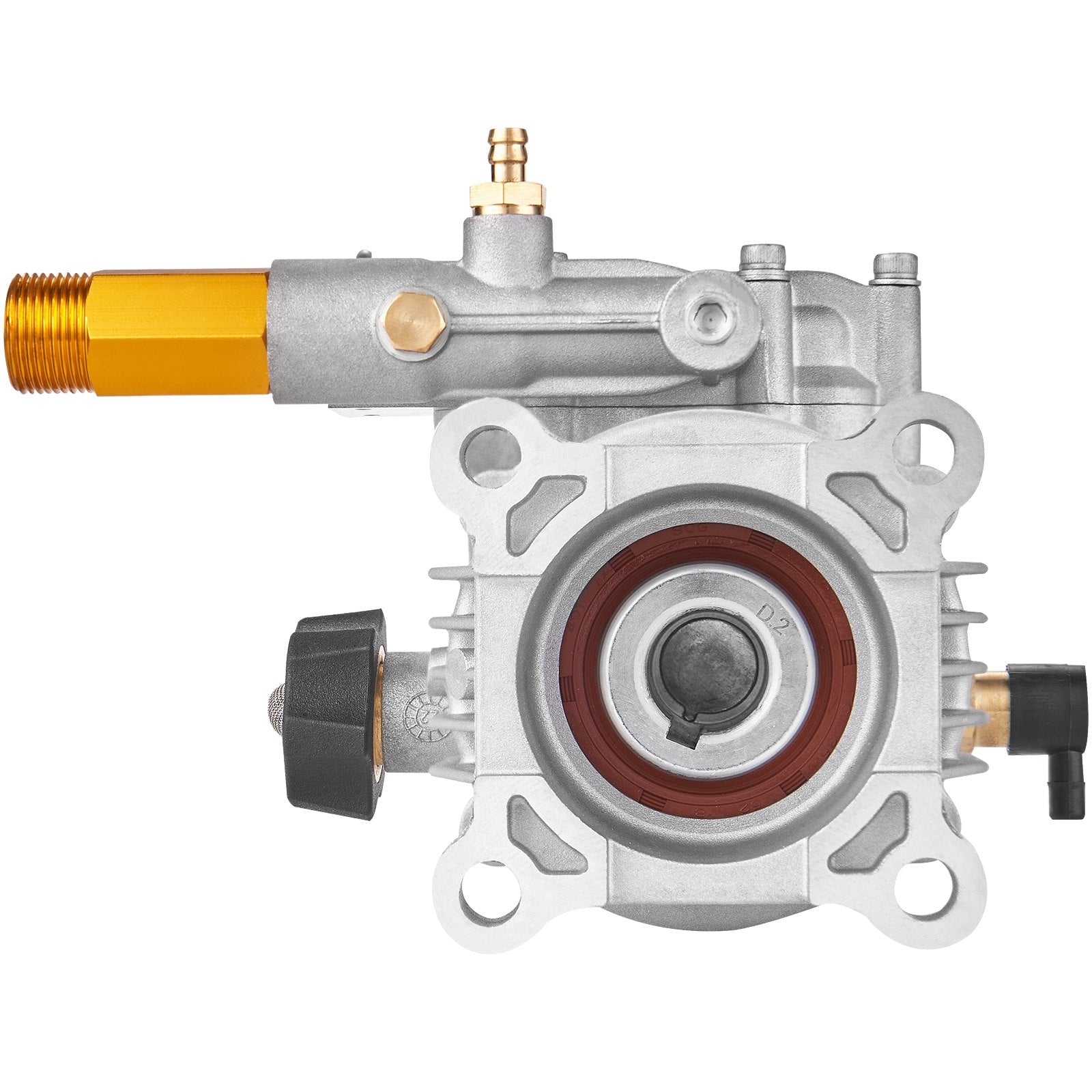 Horizontal Pressure Washer Pump 19mm Shaft, 3400 PSI 2.5GPM, Replacement Kit