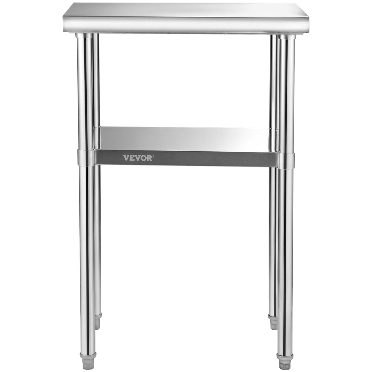 Stainless Steel Prep Table 61x45.7x91.4cm Heavy Duty Worktable 272kg Load