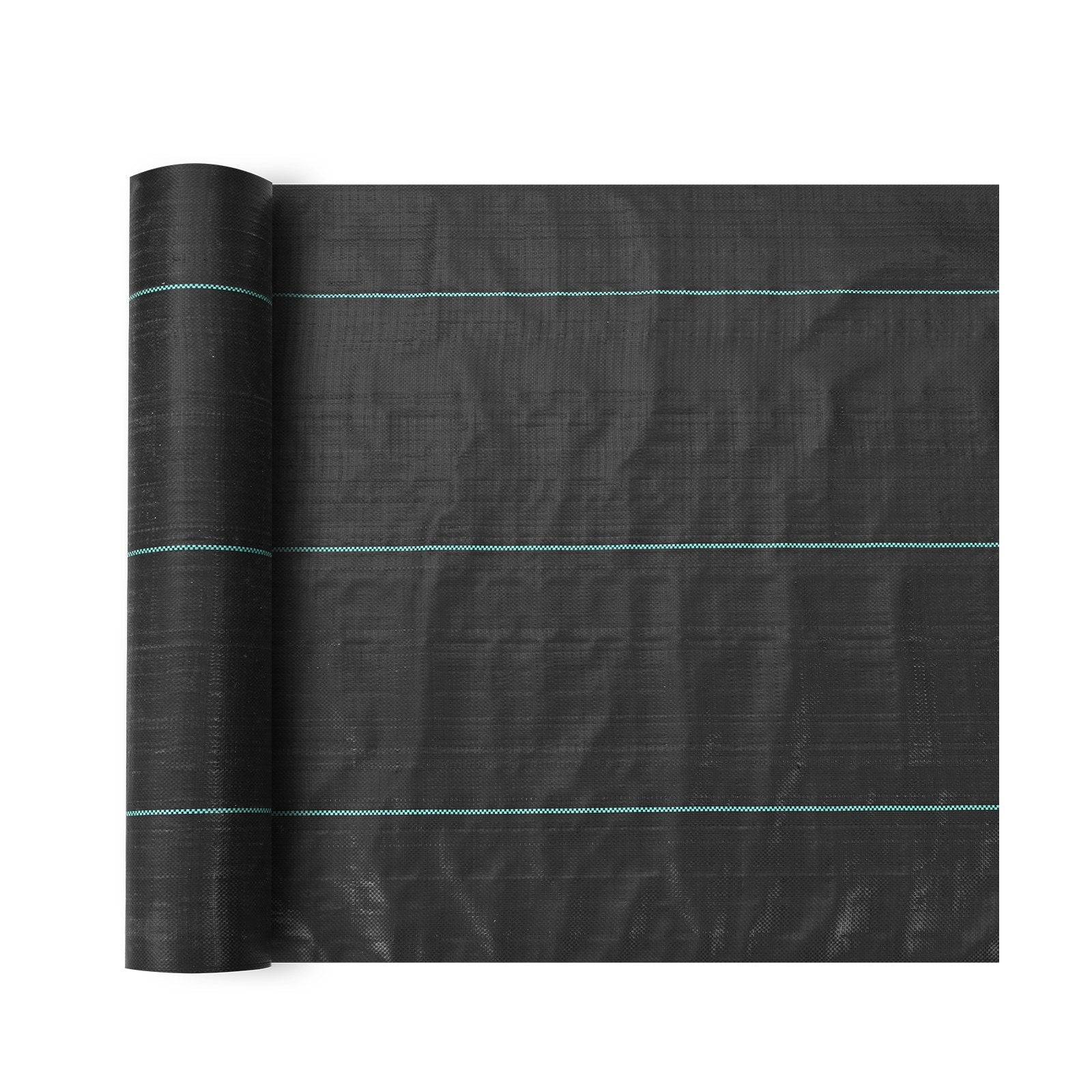 6x300FT Heavy Duty Weed Barrier Landscape Fabric Woven PP Geotextile Black