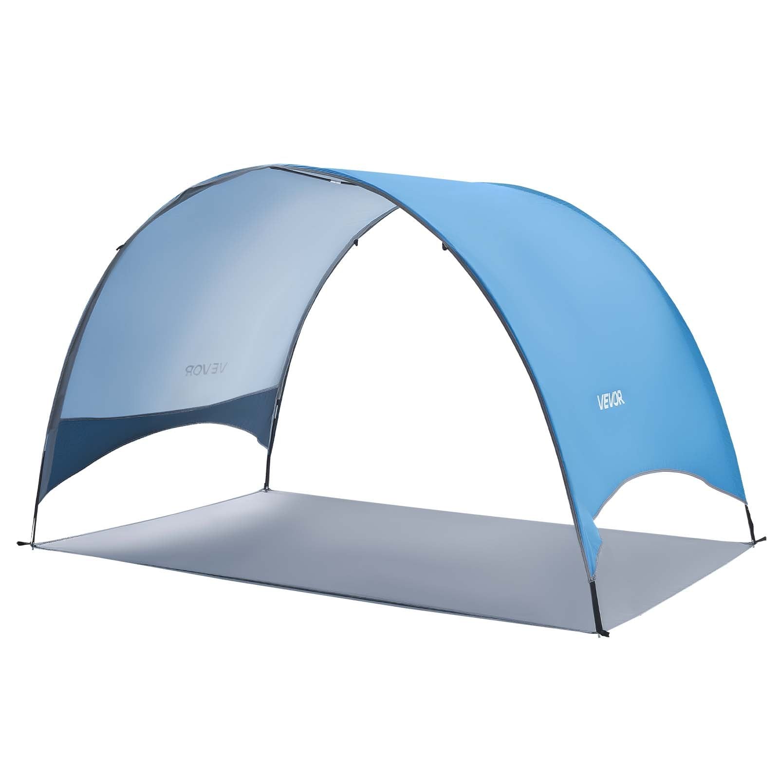 Beach Tent Sun Shelter 3 Person UPF 50+ Portable Shade Canopy with Carry Bag