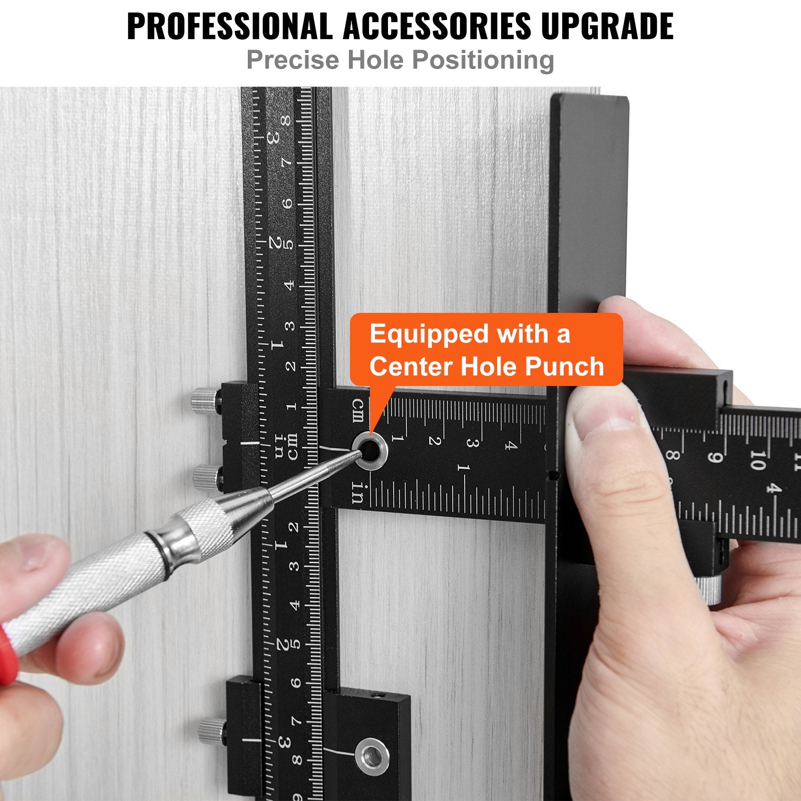 Adjustable Cabinet Hardware Jig Tool for Drawer Handles and Knob Drilling