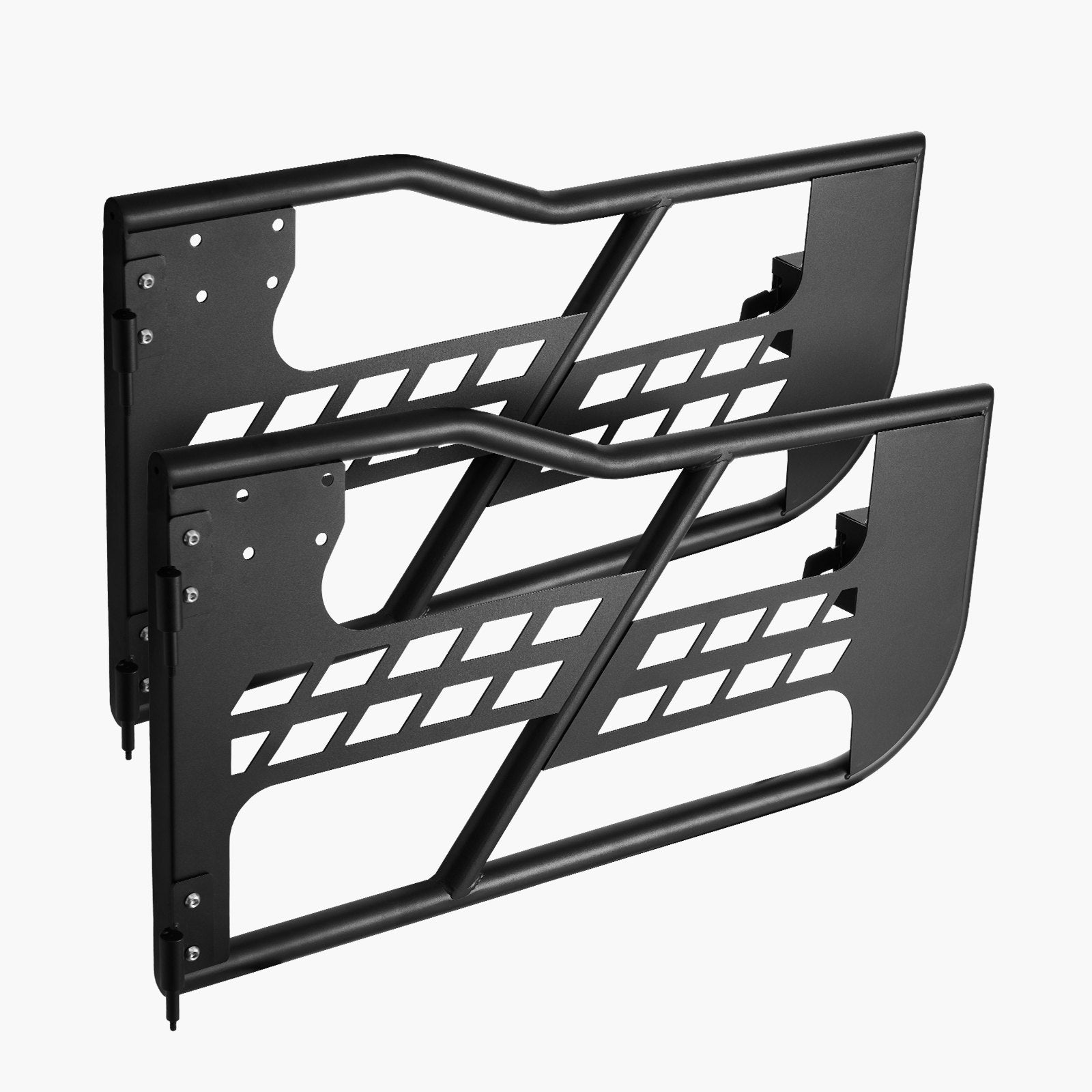 Jeep Tube Doors 2-D TubD Heavy Duty Hinges OE Latch Steel Fit 07-18 Wrangler JK