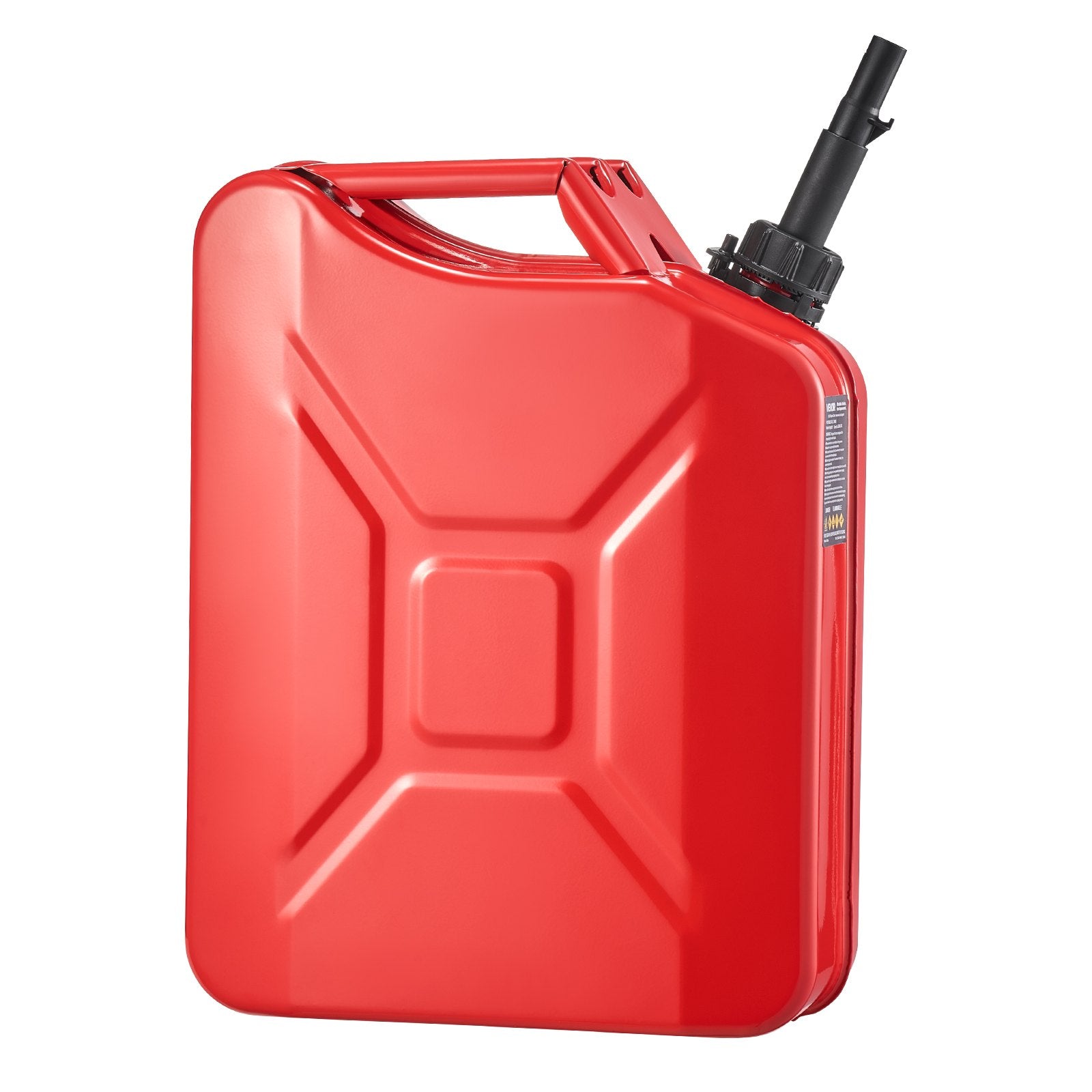Metal Fuel Container 20L Jerry Can with Spout Comfort Handle 6L/min Leakproof