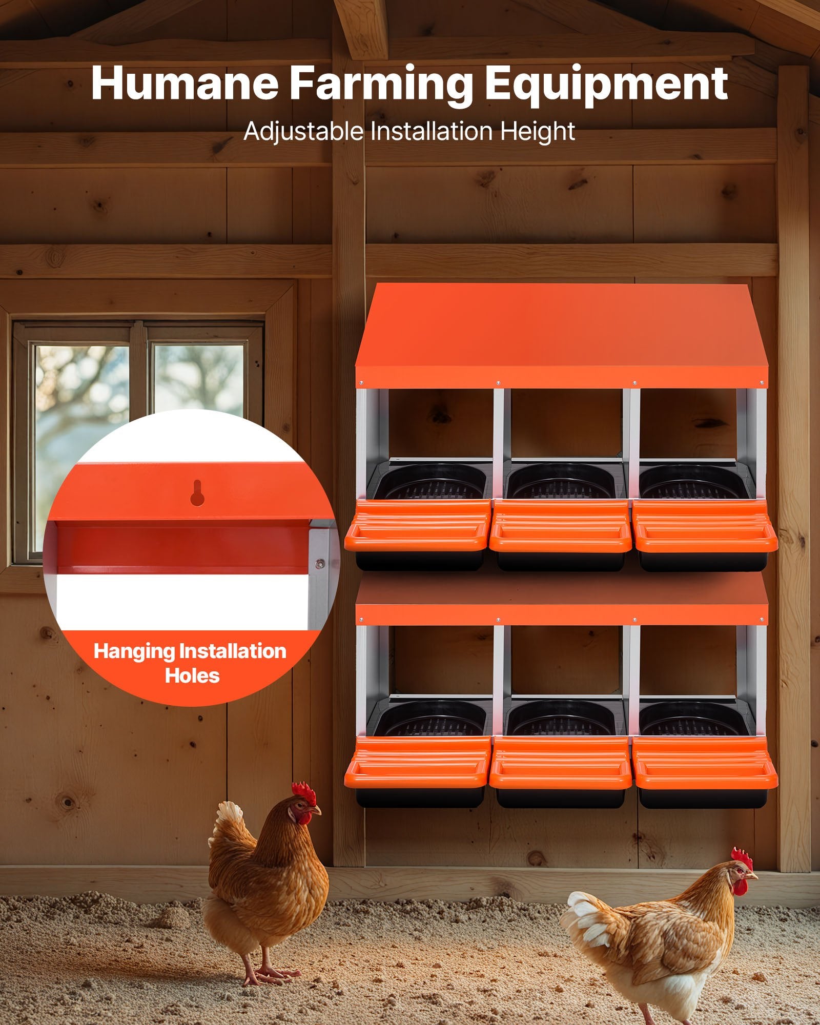 Automatic Chicken Coop Door Battery Powered Timer Anti-Pinch Aluminum Alloy