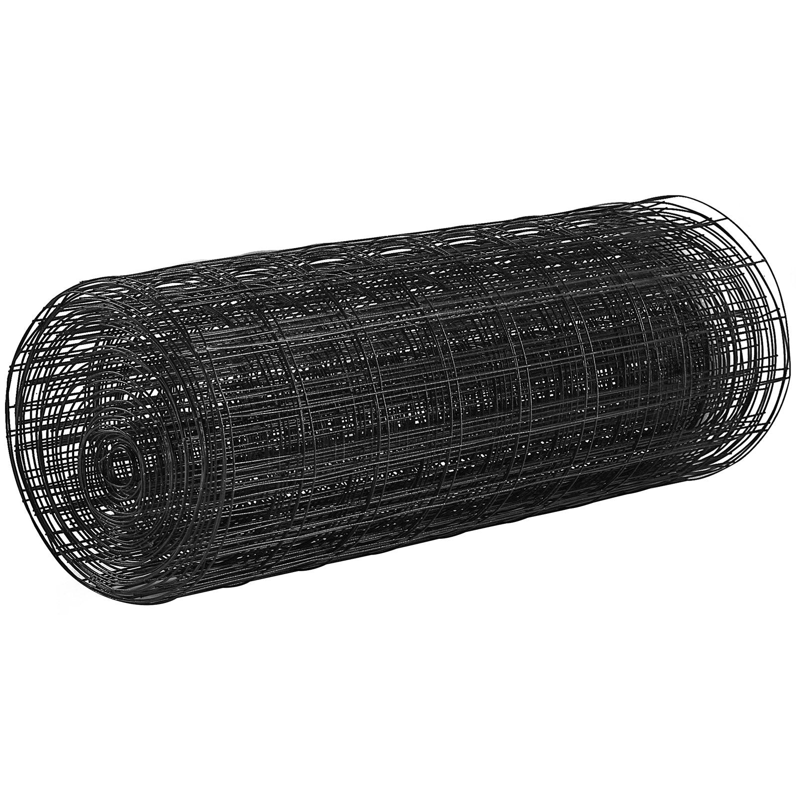 Hardware Cloth 24'' x 50' Galvanized Wire Mesh Roll 16 Gauge Vinyl Coated Fence