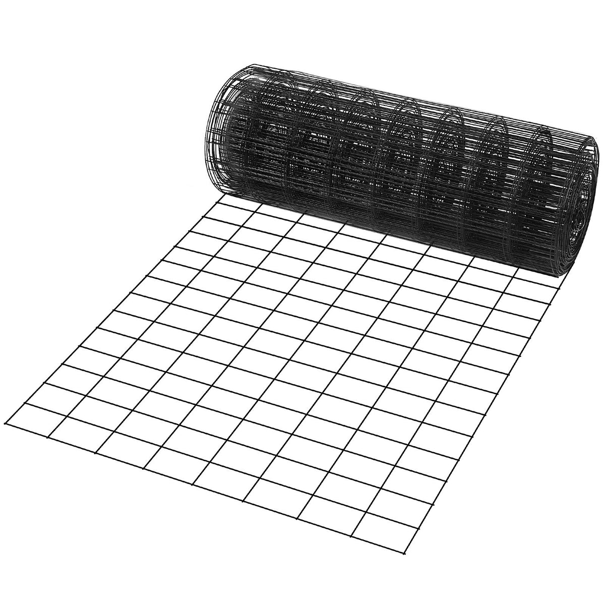 Hardware Cloth 24'' x 50' Galvanized Wire Mesh Roll 16 Gauge Vinyl Coated Fence