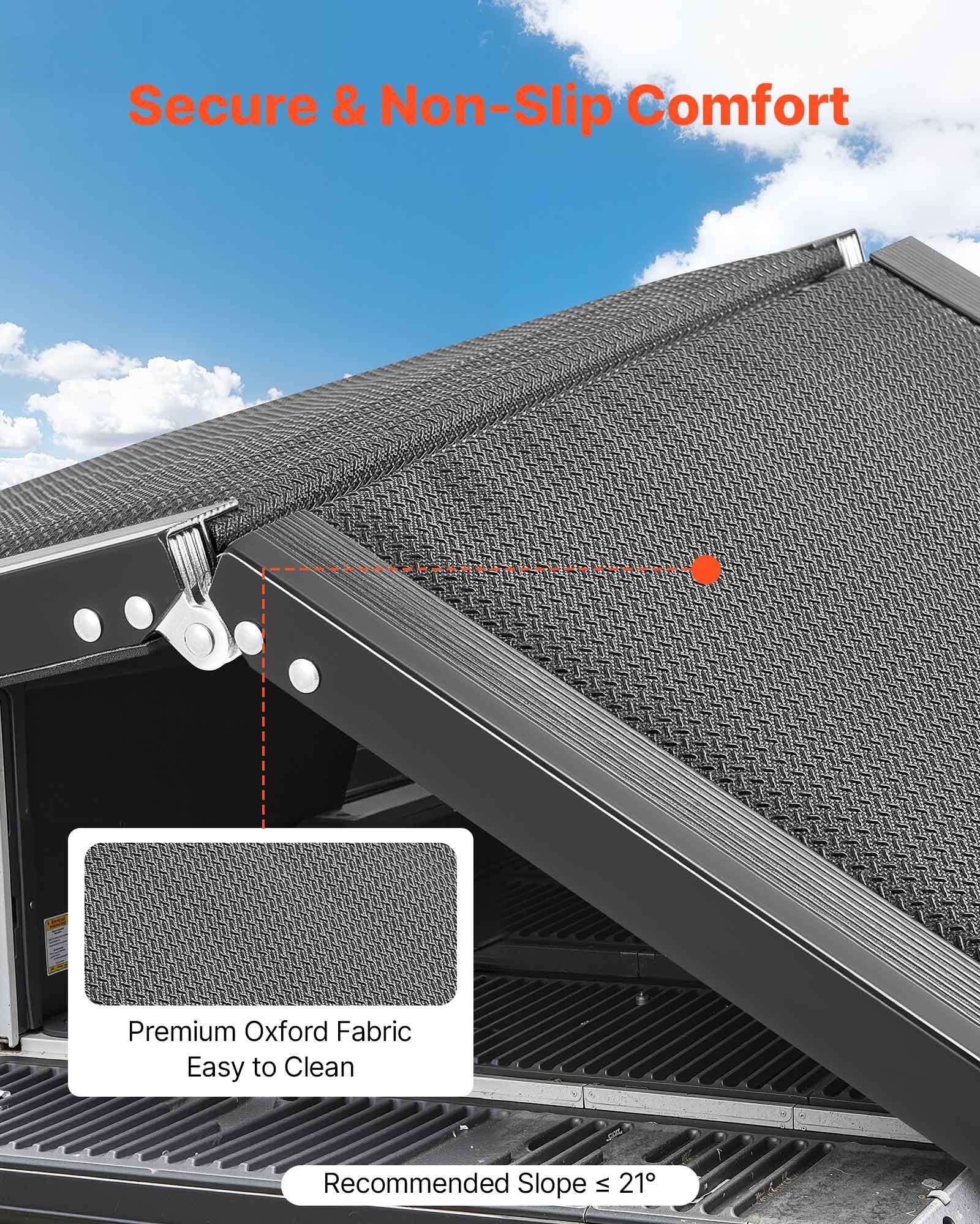 Dog Ramp for Cars 1600x432mm Folding Non-Slip 113kg Portable for SUV Truck