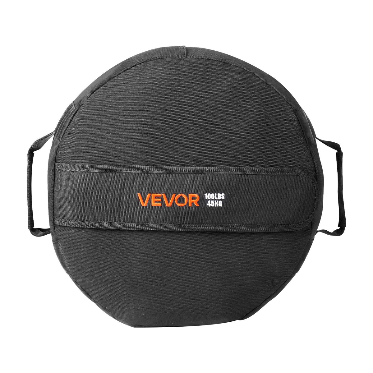 Workout Sandbag Heavy Duty 45kg Slam Bag with Handles Strength Training Black