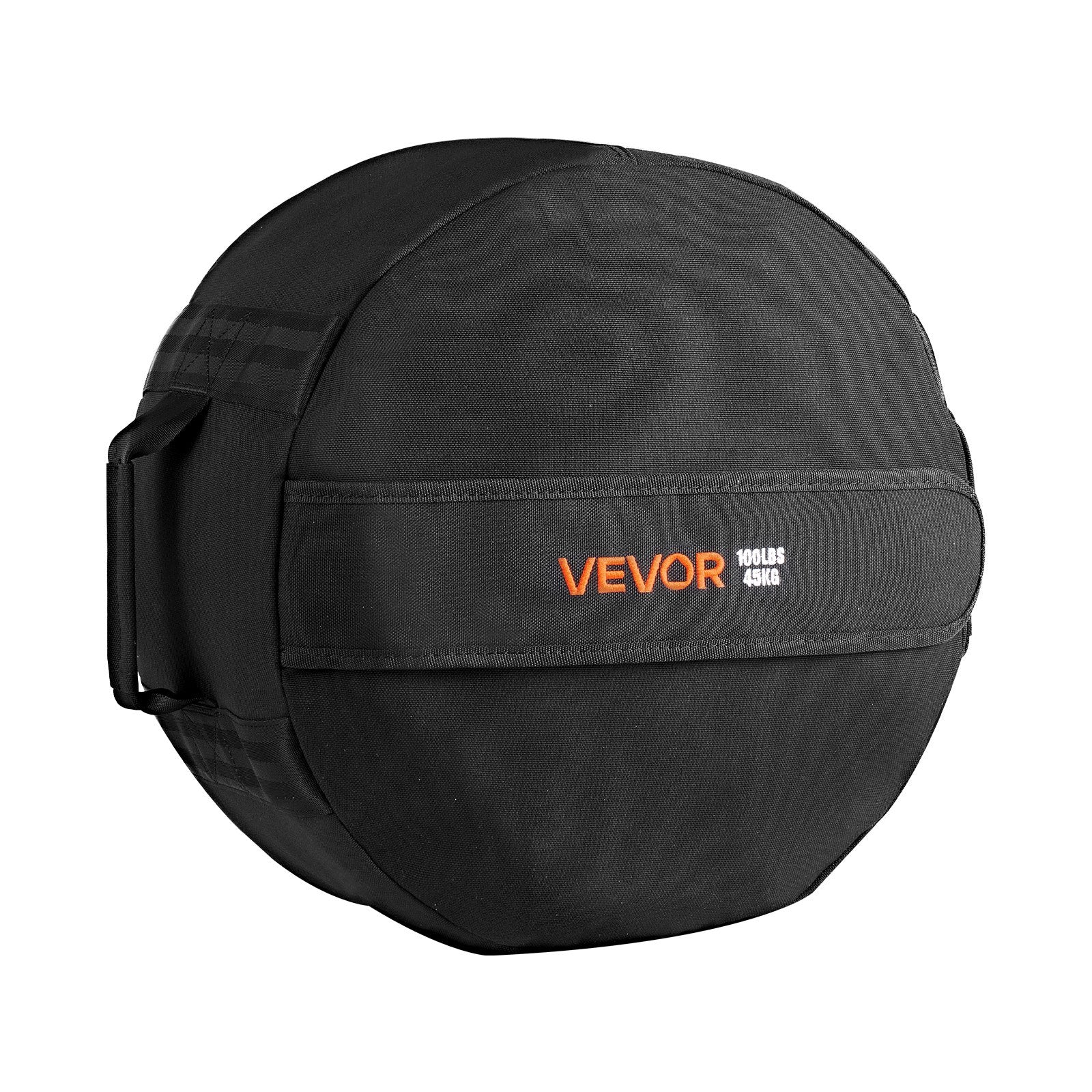 Workout Sandbag Heavy Duty 45kg Slam Bag with Handles Strength Training Black