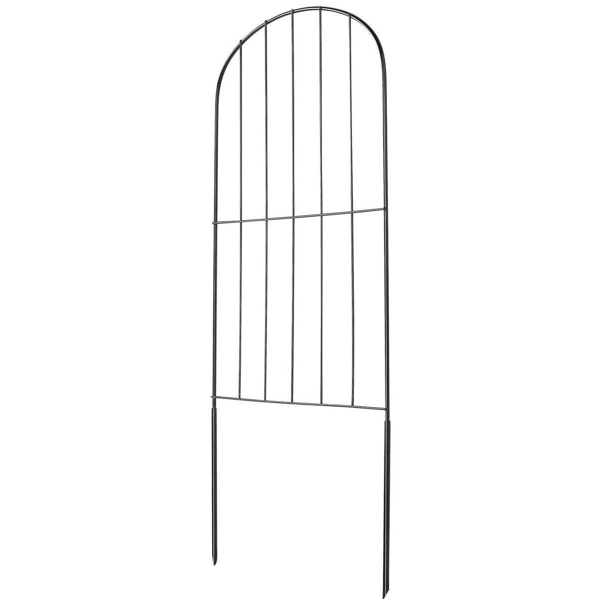 Garden Fence 24"x11ft Animal Barrier Metal Dog Fence 10 Pack 2in Spike Spacing