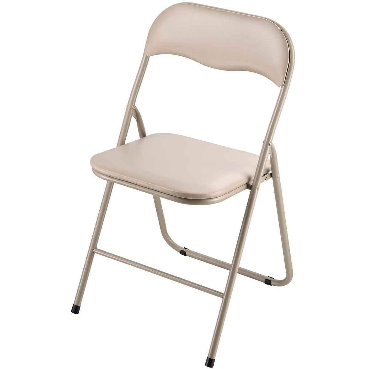 Folding Chairs 4Pack Foldable Leather Padded Cushion Heavy Duty Metal Frame