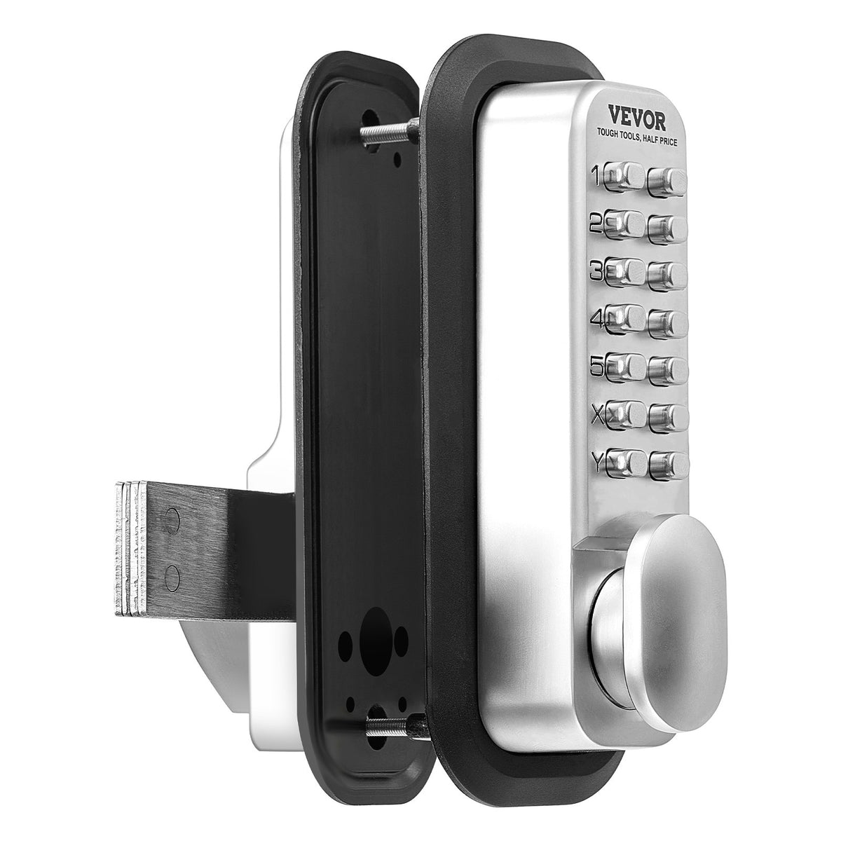 Mechanical Keyless Entry Door Lock 14 Key Keypad Zinc Alloy Waterproof Home