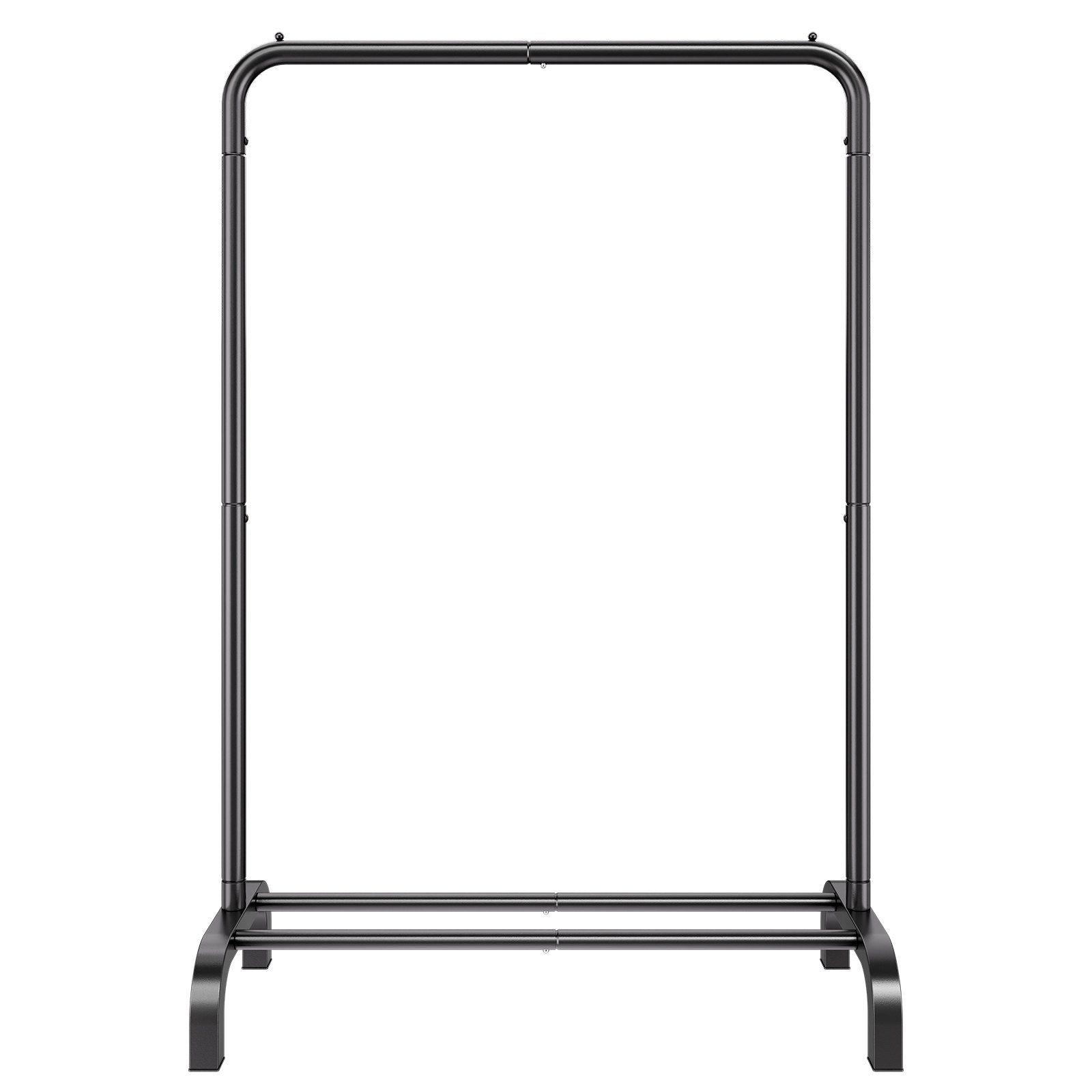 Clothes Rack Heavy Duty Garment with Hanging Rod and Bottom Storage for Bedroom