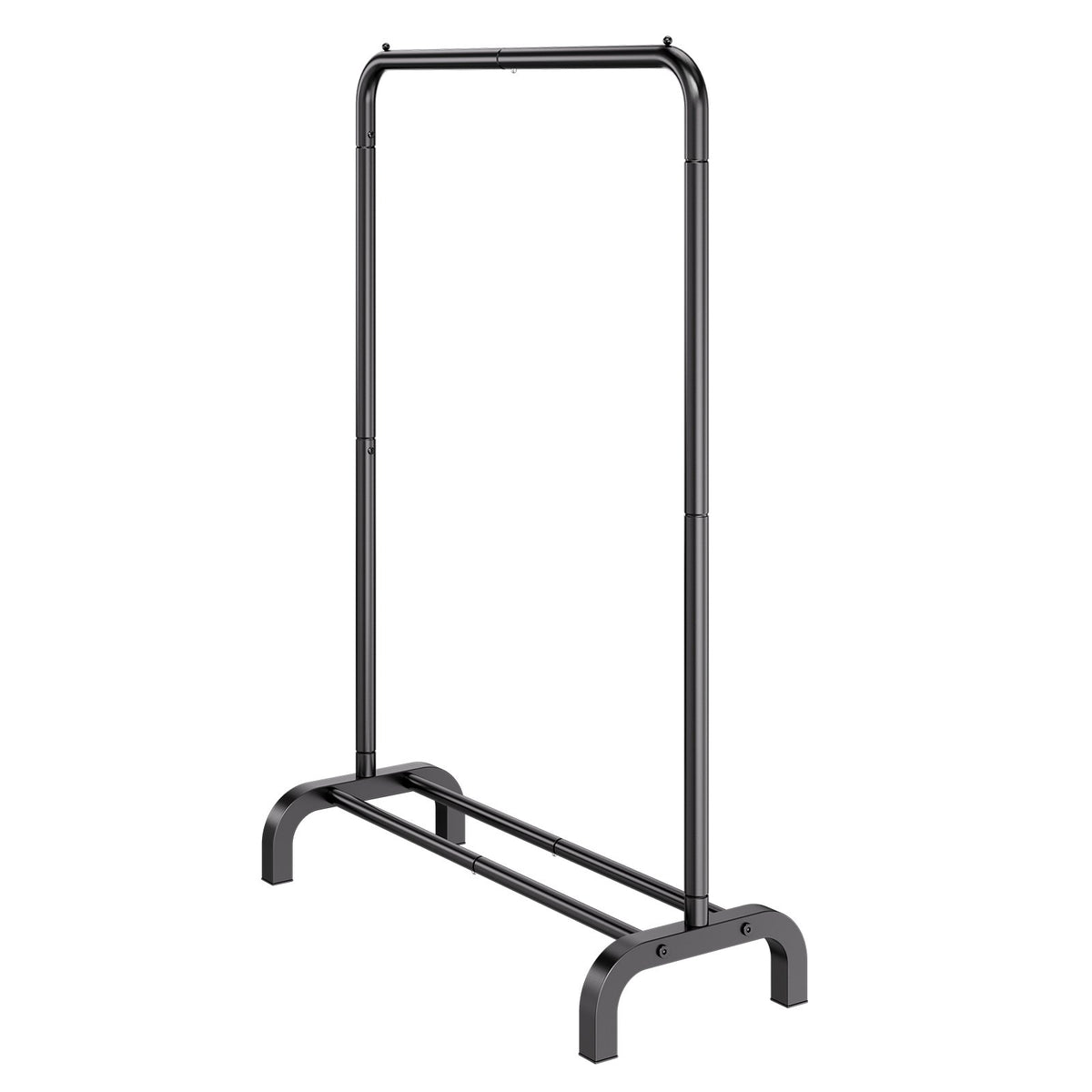 Clothes Rack Heavy Duty Garment with Hanging Rod and Bottom Storage for Bedroom