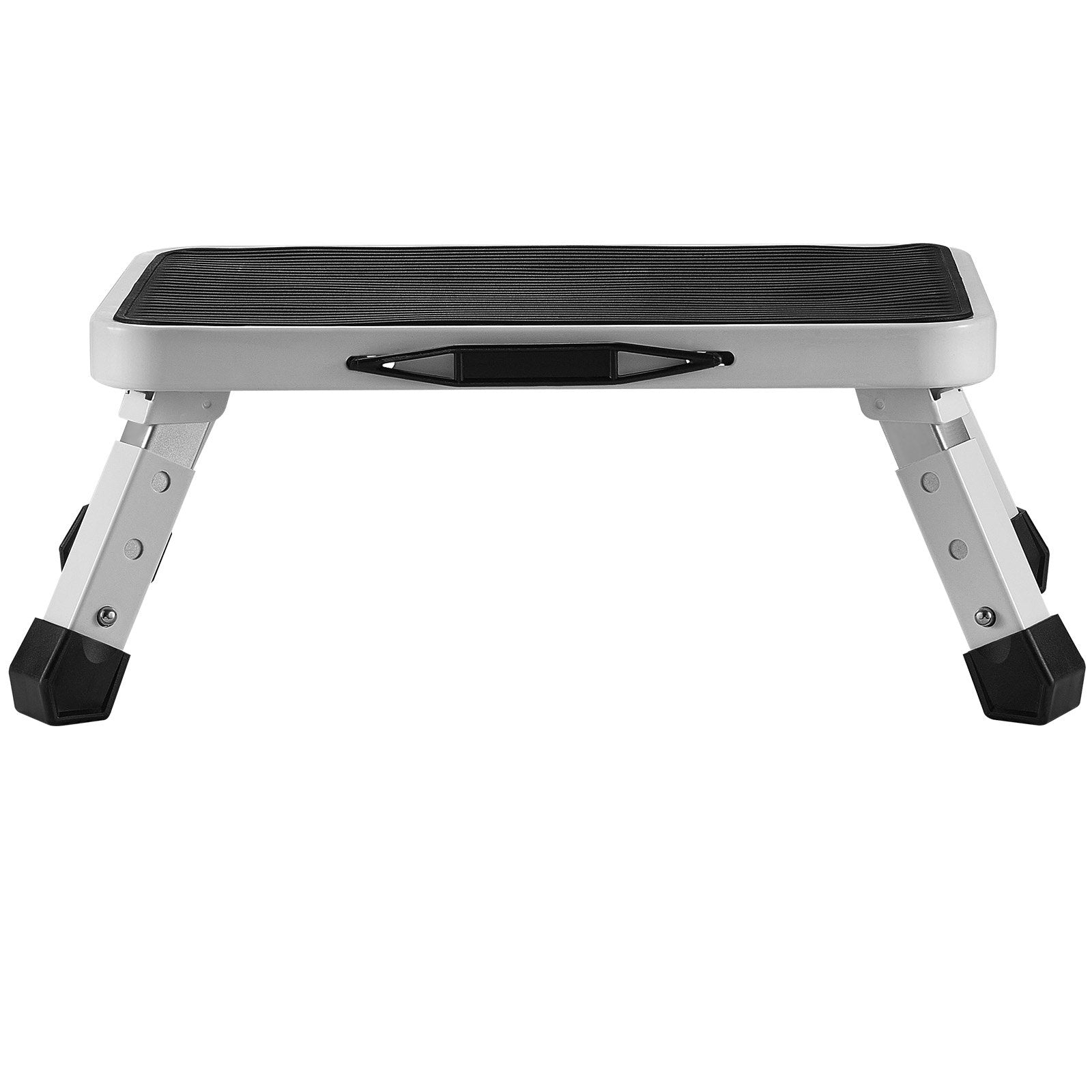 Step Stool 1-Step 150KG Folding Steel 3 Adjustable Heights Non-Slip Portable