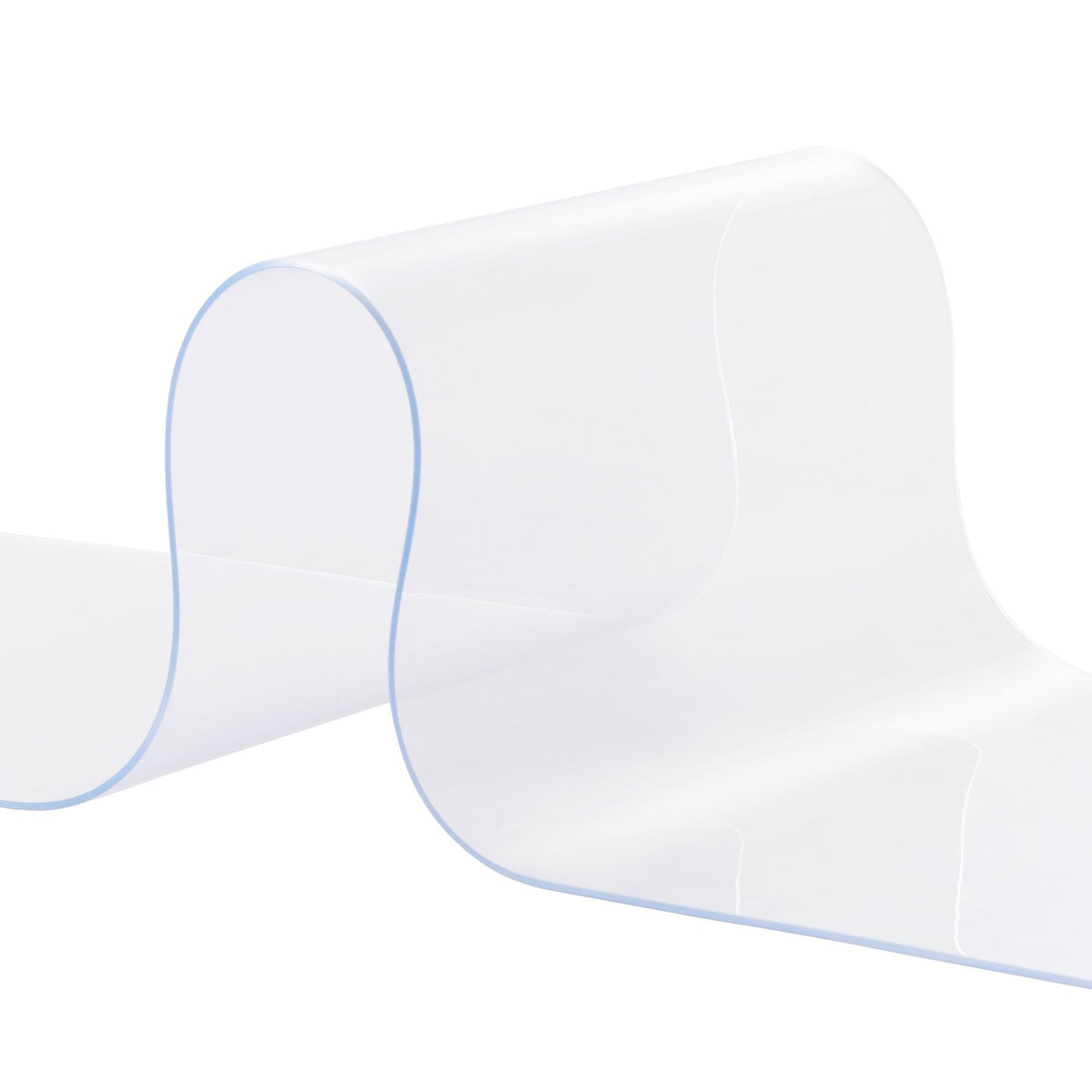 Strip Curtain 2500x20cm 2mm Thick Clear PVC Smooth Door Strip Bulk Roll