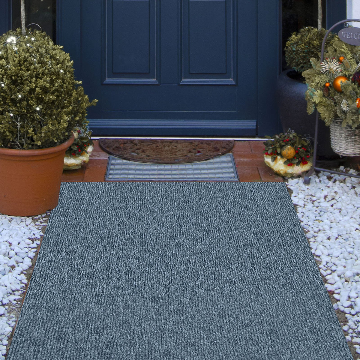 Gray Marine Carpet 6x23ft Boat Indoor Outdoor Anti-Slide Waterproof Easy Clean