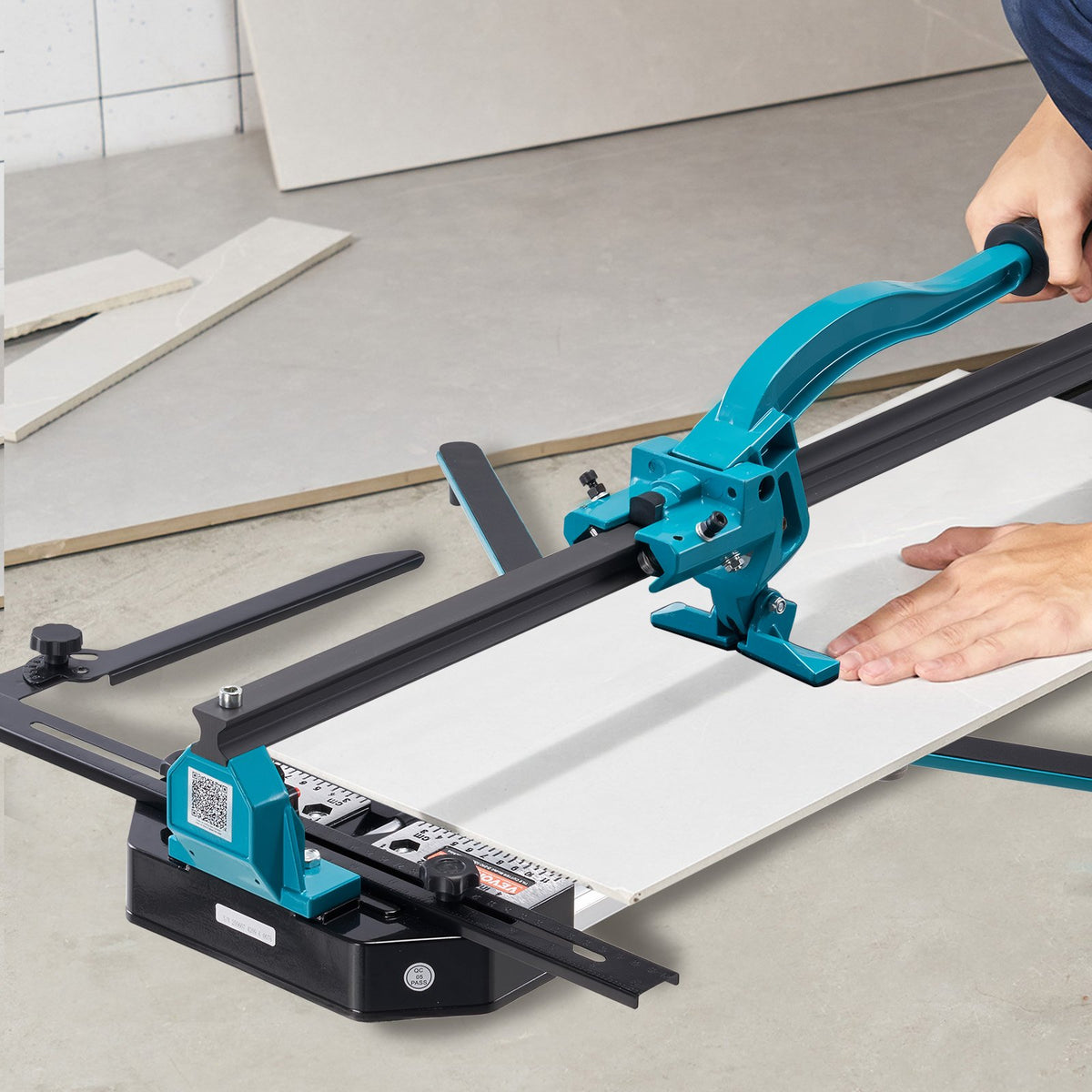 Tile Cutter Manual 1200mm Porcelain Ceramic with Tungsten Wheel Infrared Guide