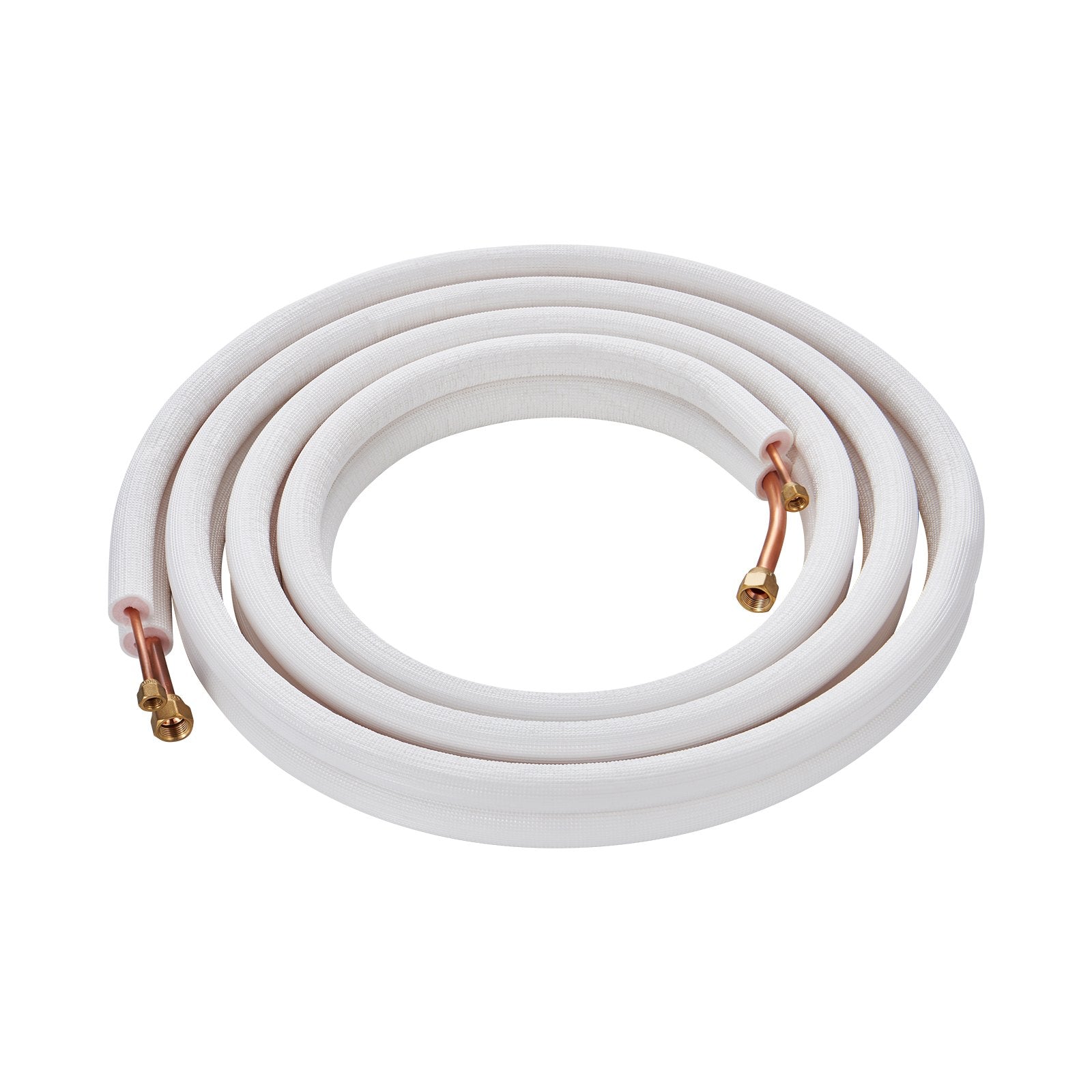 4876.8mm Mini Split Line Set Copper Pipes w/ Triple-Layer Insulation 18ft Cable