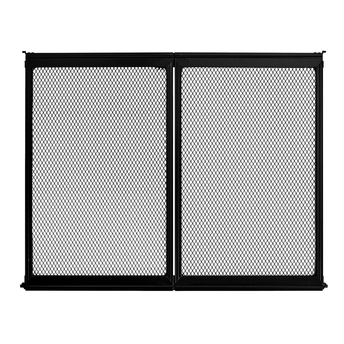RV Screen Door Protector, Aluminum Mesh Grille for Pet Protection, Black