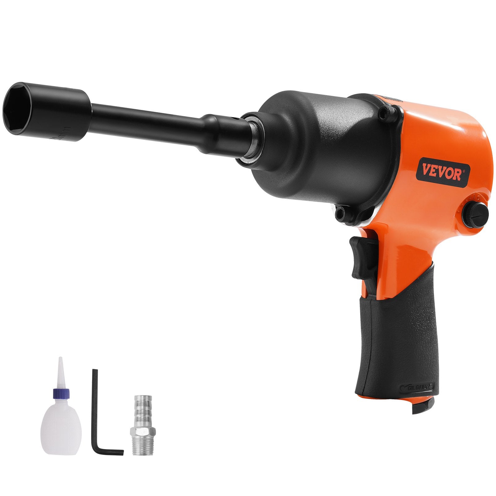 Air Impact Wrench 1/2" Drive 880ft-lbs Torque 7500RPM Lightweight Tool