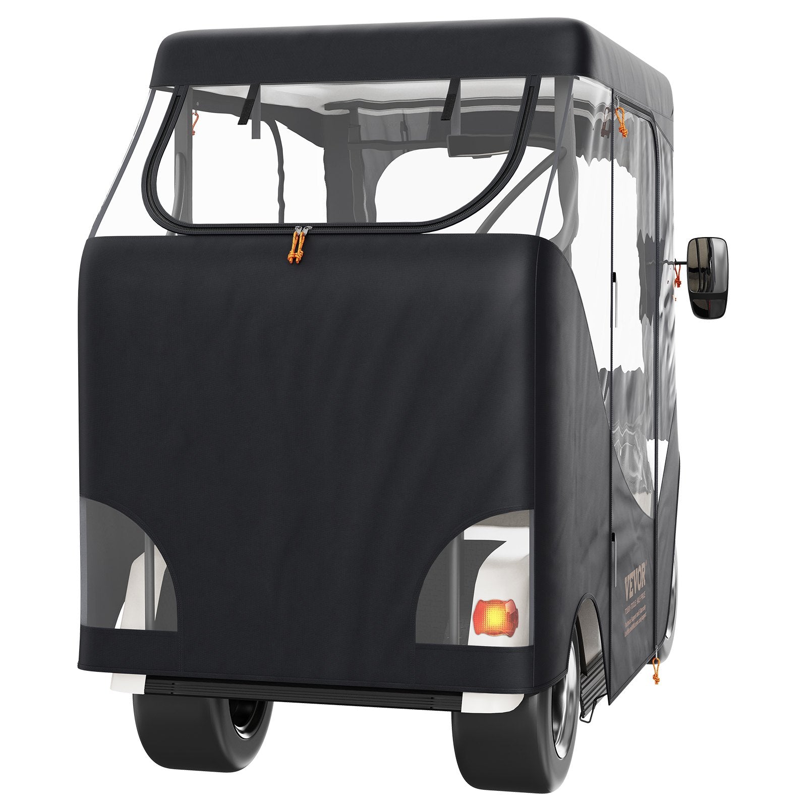 2-Seater Golf Cart Enclosure, Sunproof Dustproof Club Car Cover
