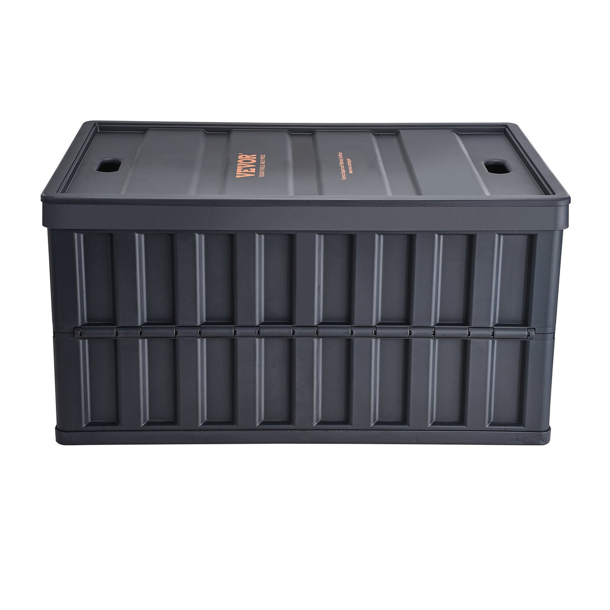 Storage Bins Collapsible 3-Pack 65L with Lids Foldable Heavy Duty Plastic