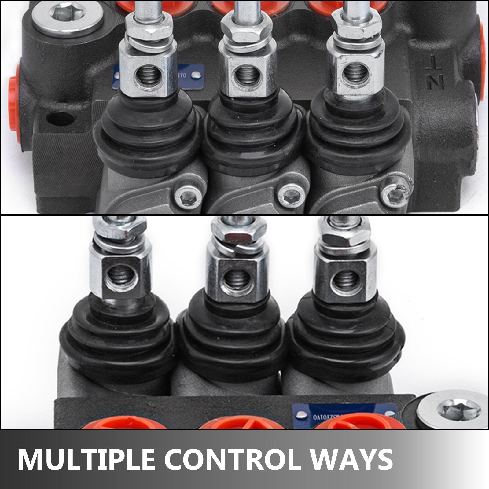 3-Spool Hydraulic Control Valve 11GPM Double Acting for Tractors Loaders Tanks