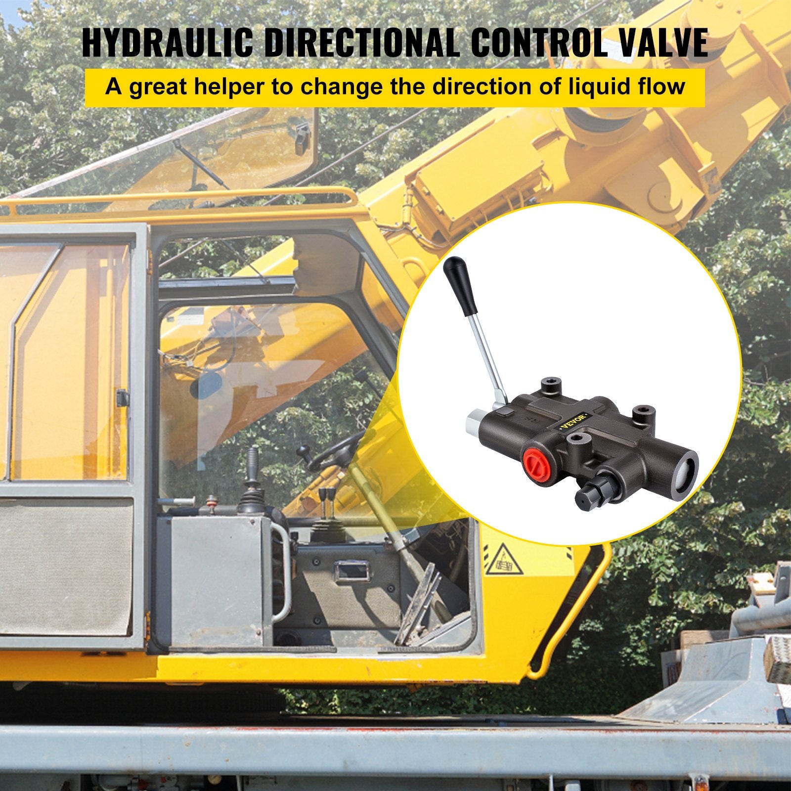 Hydraulic Directional Control Valve 1 Spool 21 GPM 3625 PSI Loader Valve