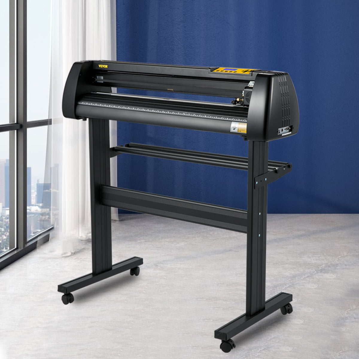 Vinyl Cutter Machine 28 Inch Floor Stand Adjustable Force Speed Starter Kit