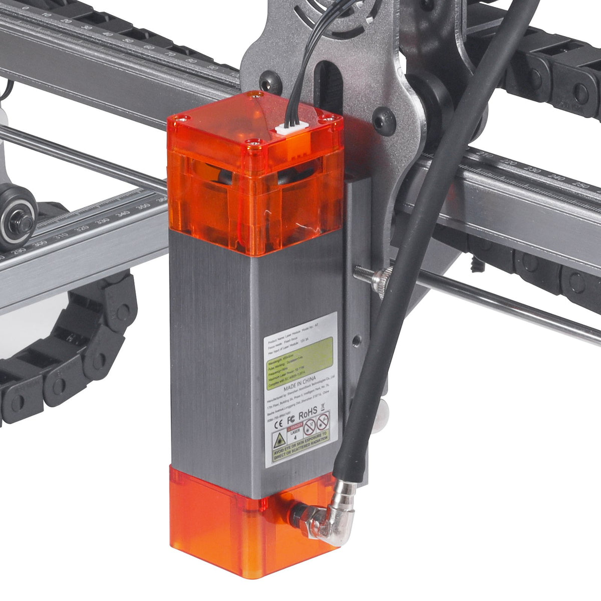 10W Laser Engraver, 15.7"x15.7" Area, 10000mm/min, Eye Protection, Wood & Metal