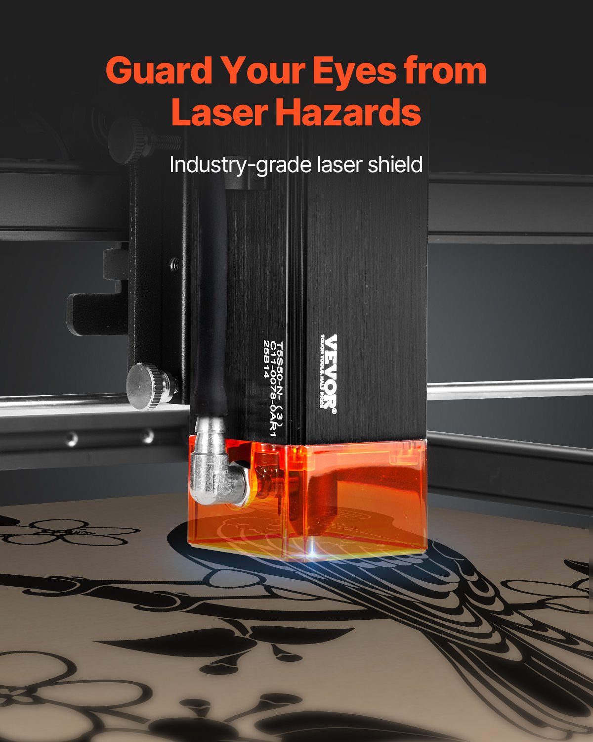 Laser Engraver 5W Cutter Machine 38x40cm Working Area 10000mm/min for Wood/Metal