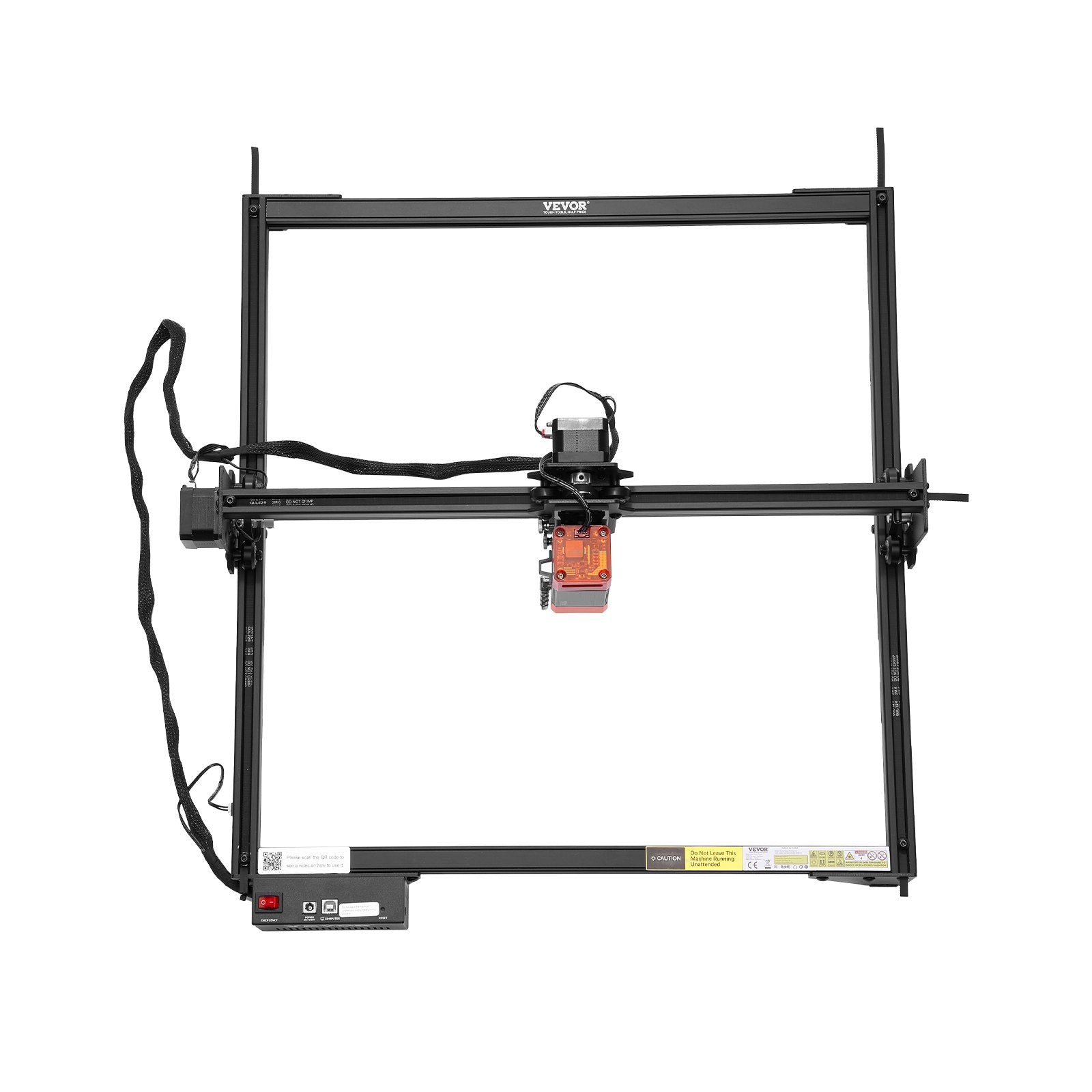 Laser Engraver 5W Cutter Machine 38x40cm Working Area 10000mm/min for Wood/Metal