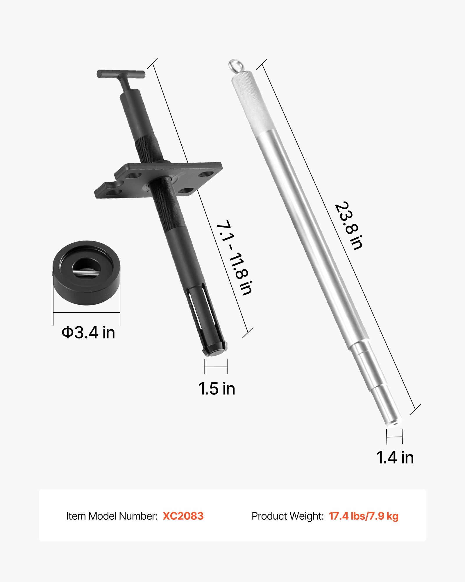 Mercruiser Alignment Tool & Gimbal Bearing Puller Set for OMC Volvo Cobra Engine