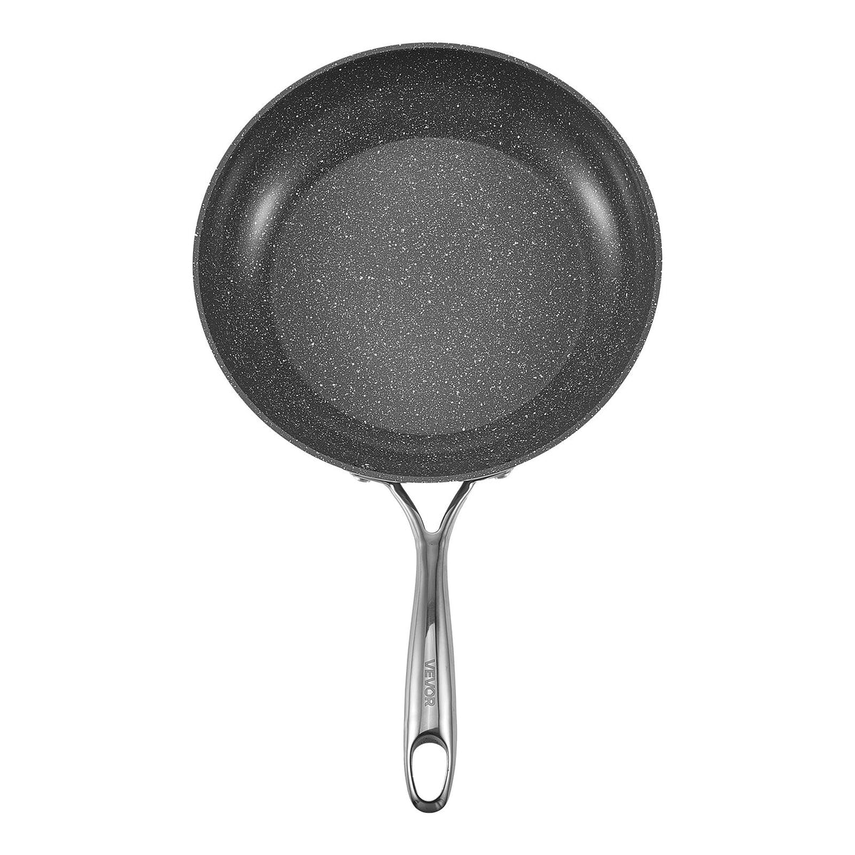 Frying Pan Skillet Set 3 Aluminum Nonstick Ceramic Pans Heat-Resistant Handle