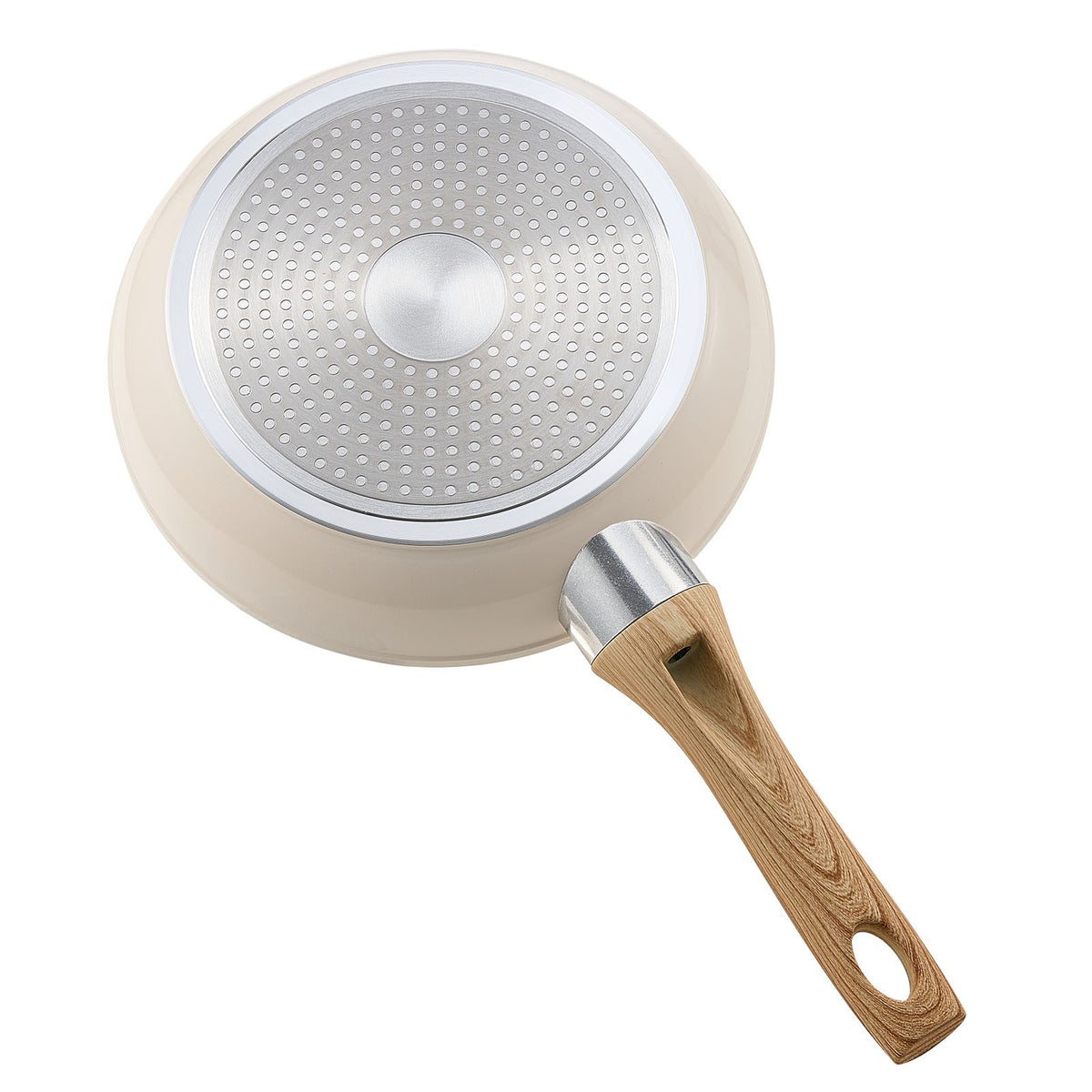 Frying Pan Skillet 3-Pcs (200/240/280mm) Nonstick Ceramic Heat-Resistant Handle