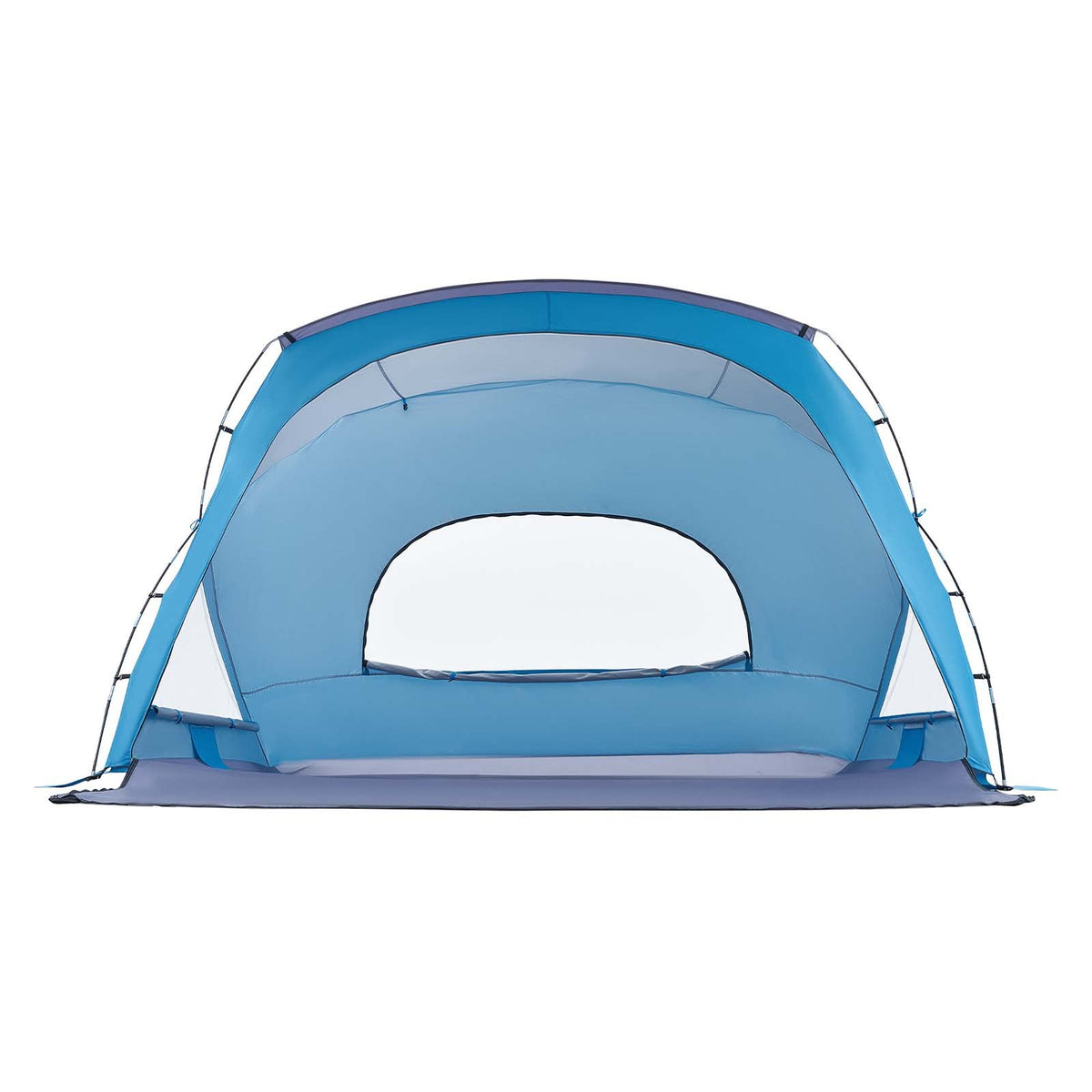 Beach Tent Sun Shelter 6 Person UPF50+ Portable Canopy Sand Pockets Carry Bag