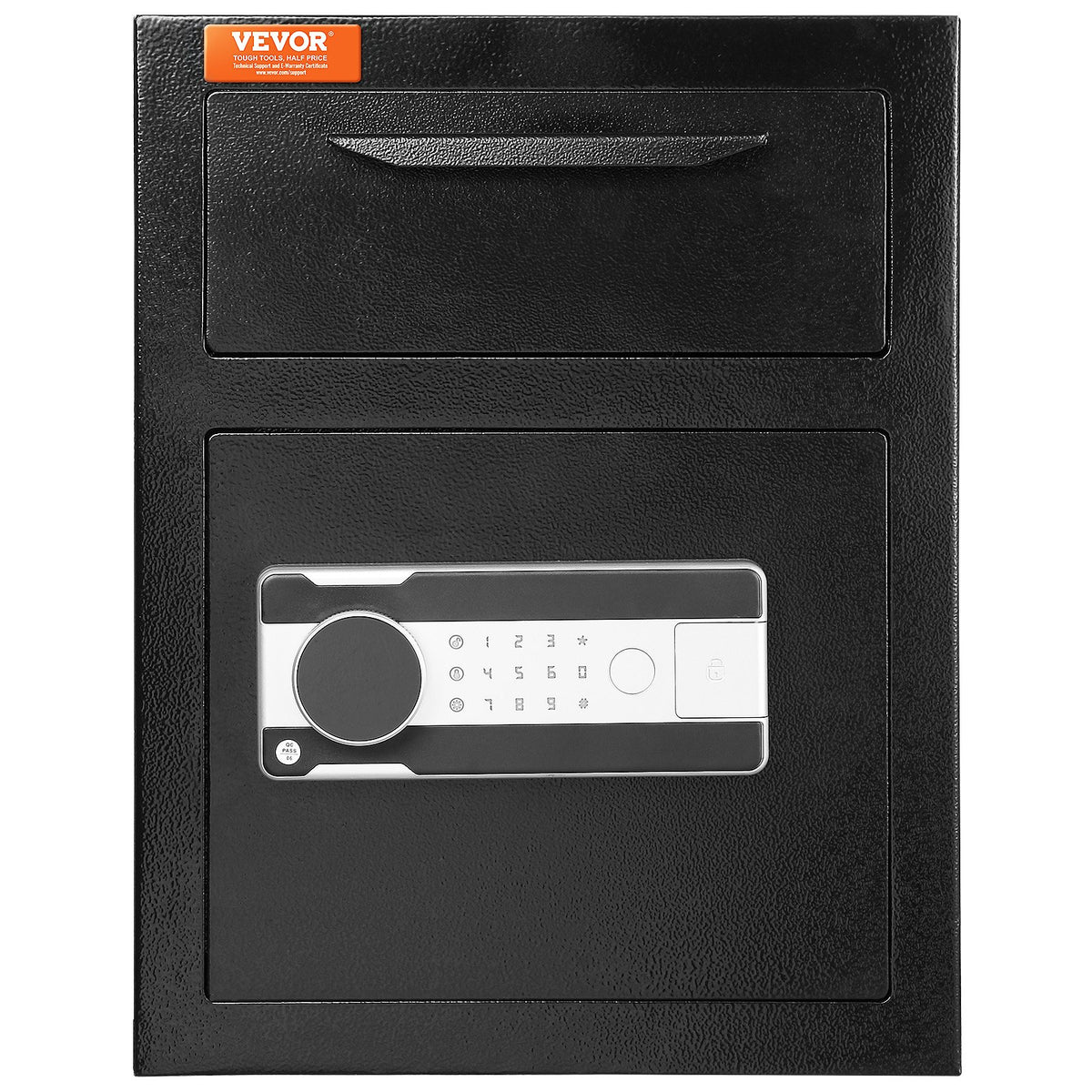 Depository Safe 1.7 Cub Drop Slot Electronic Code Lock 2 Keys 17.71x13.77x13.77