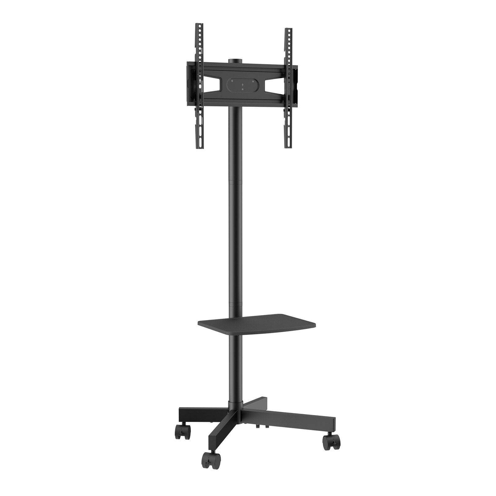 Mobile TV St& Cart for 23-60" TVs Height Adjustable Portable Rolling St& with