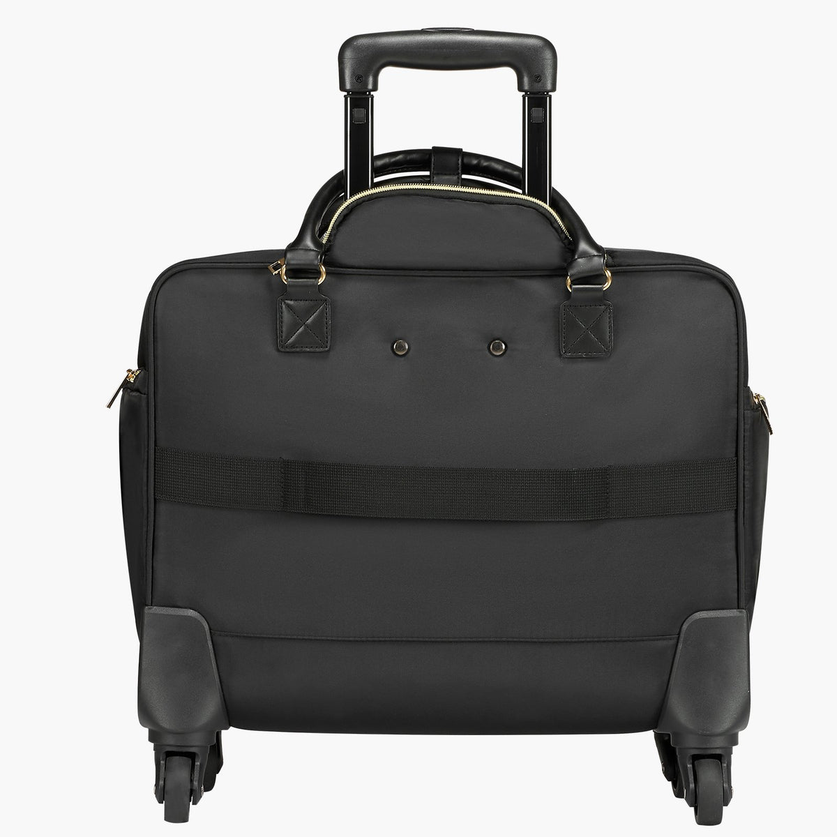 Laptop Bag Rolling Fits 17.3 Inch Wheeled Briefcase 4 Spinner Wheels TSA Lock