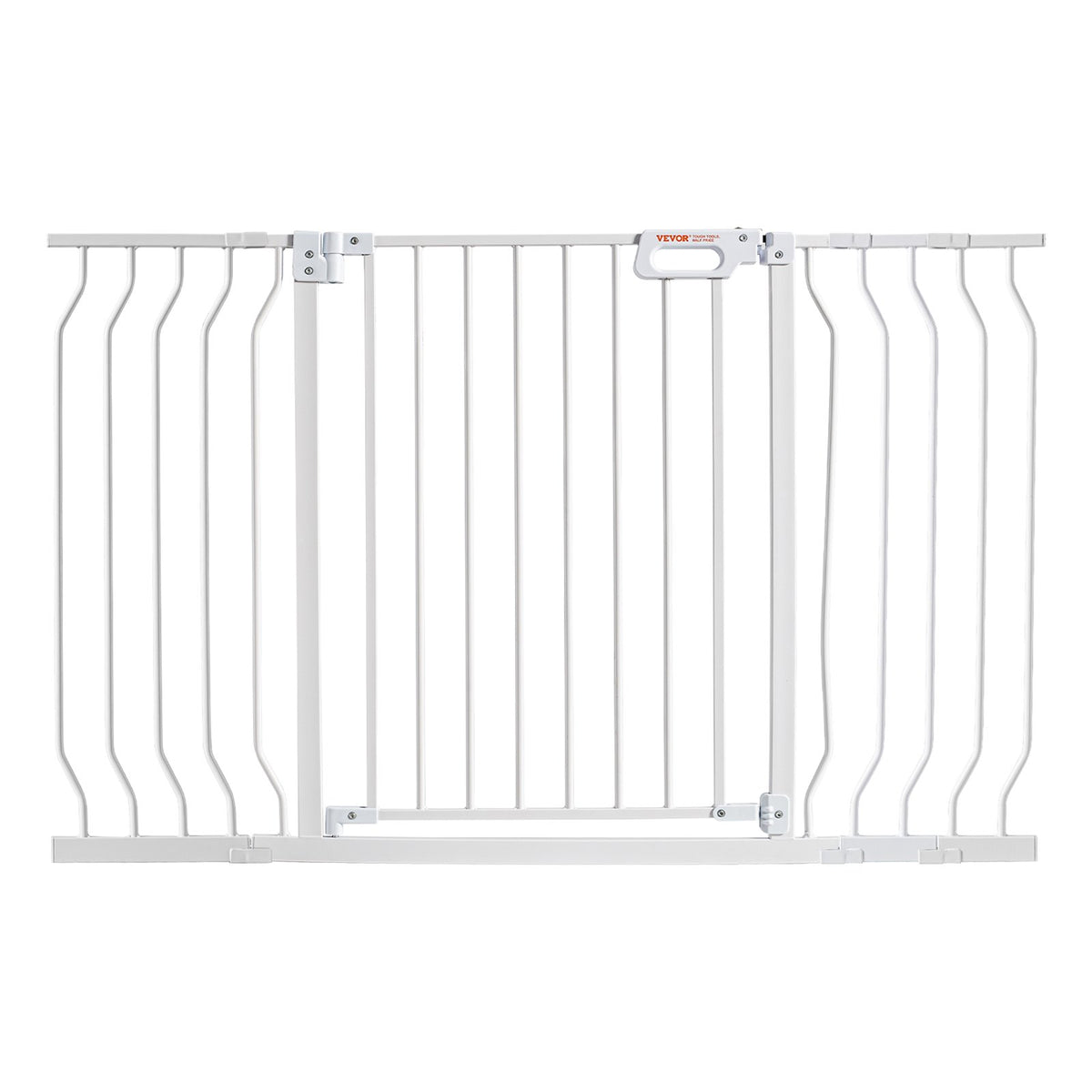 Baby Gate 749-1346mm Extra Wide 762mm High Step-Through Auto Close Wall Pressure