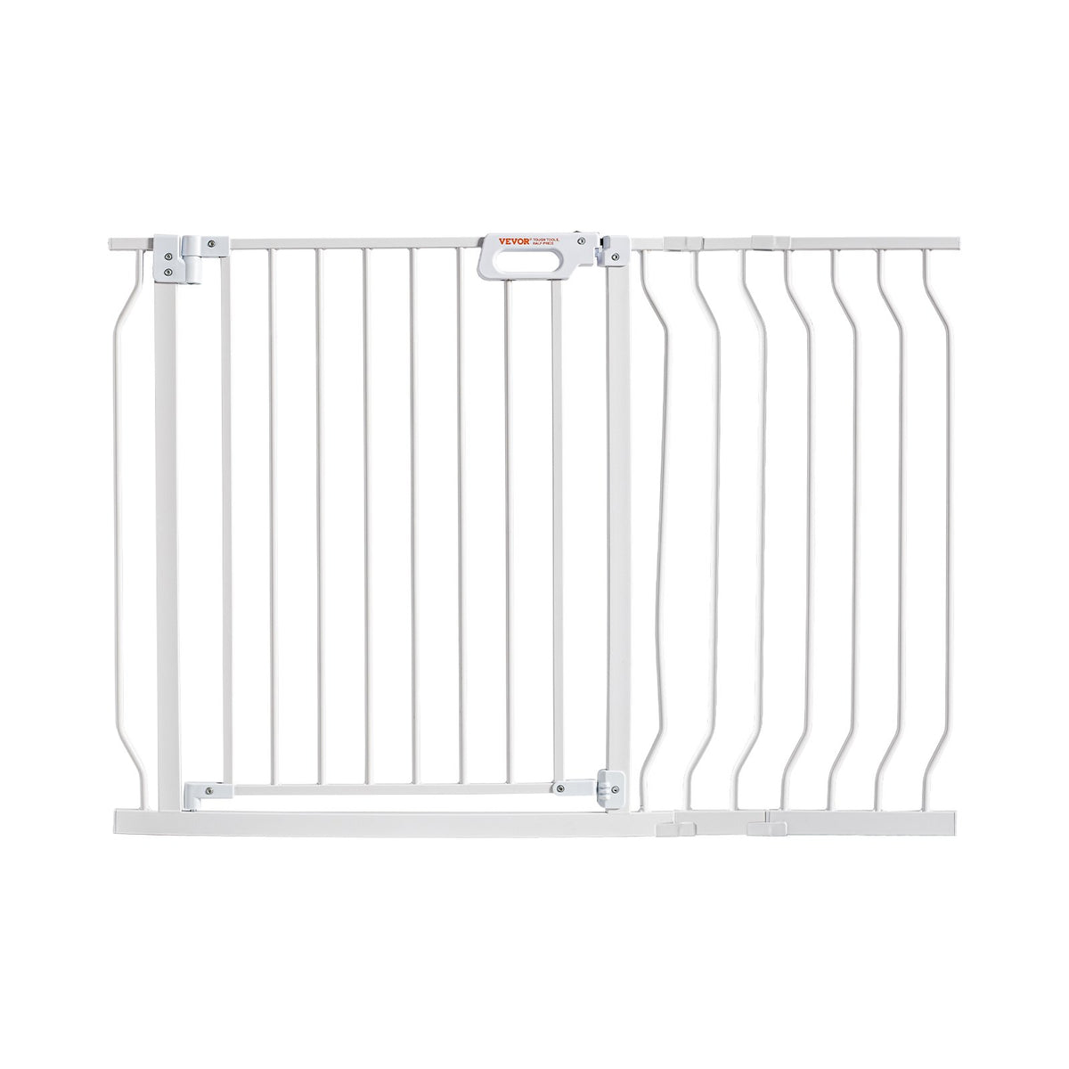 Baby Gate 749-1229mm Extra Wide 762mm High Step-Through Auto Close Wall Mount