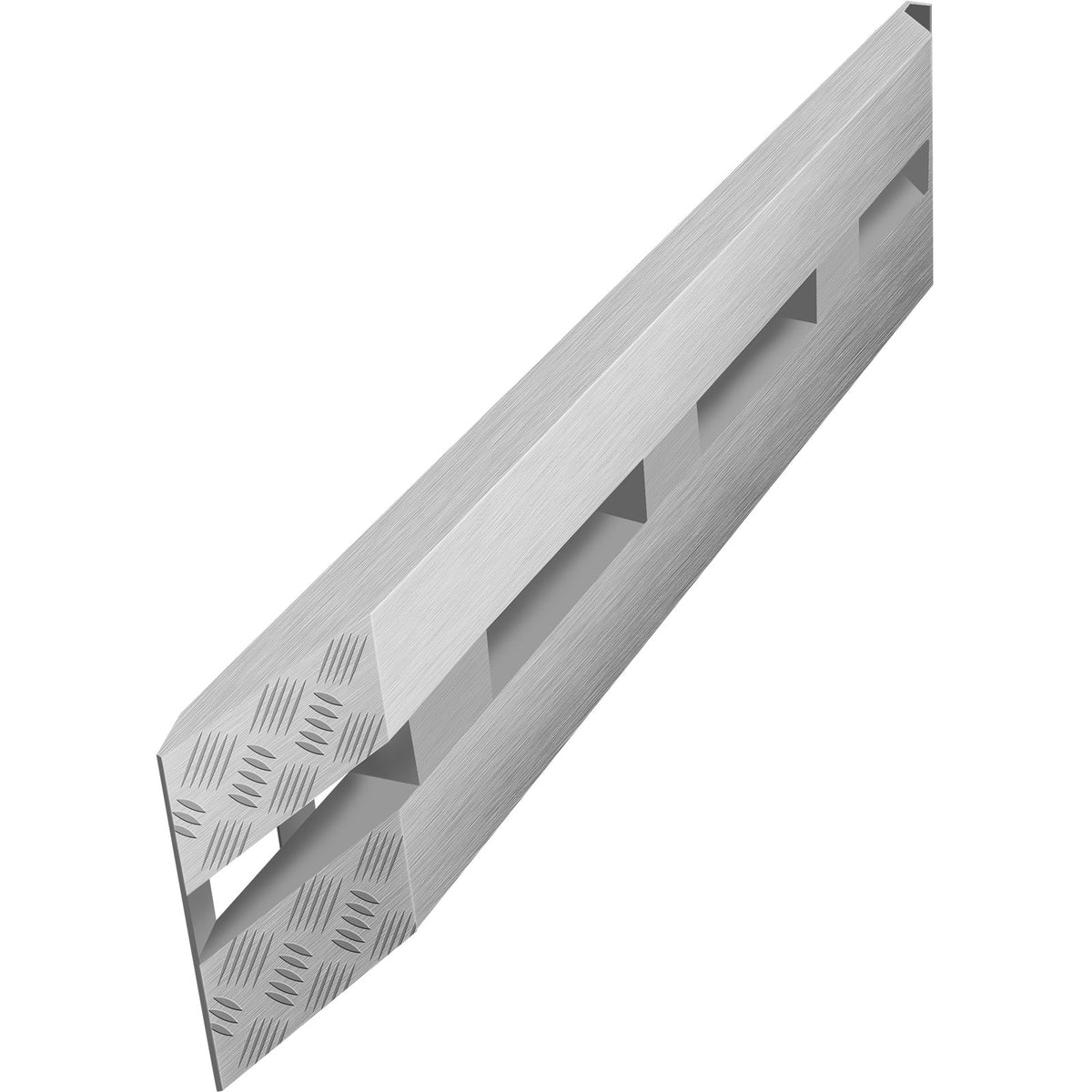 Aluminum Trailer Ramps 6000LBS Total, Beavertail Hook End, 1 Pair