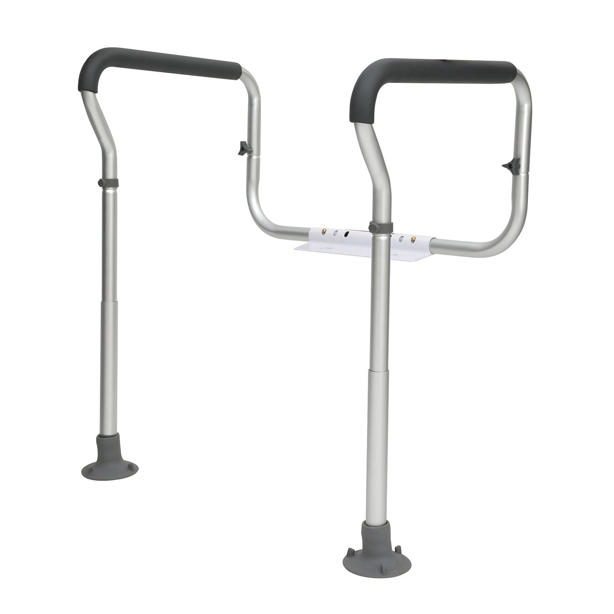 Toilet Safety Rail Bathroom Seat Frame Adjustable Handles Padded Armrests 136kg