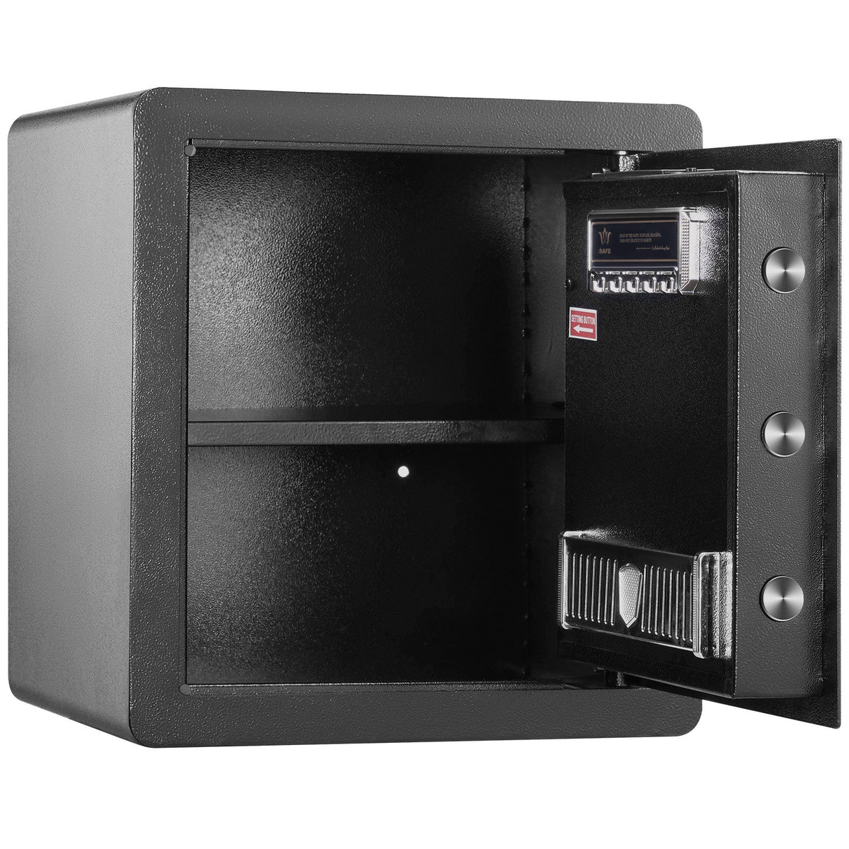 1.8 Cu Ft Steel Home Safe with Digital Keypad, 2 Keys & Fireproof Bag
