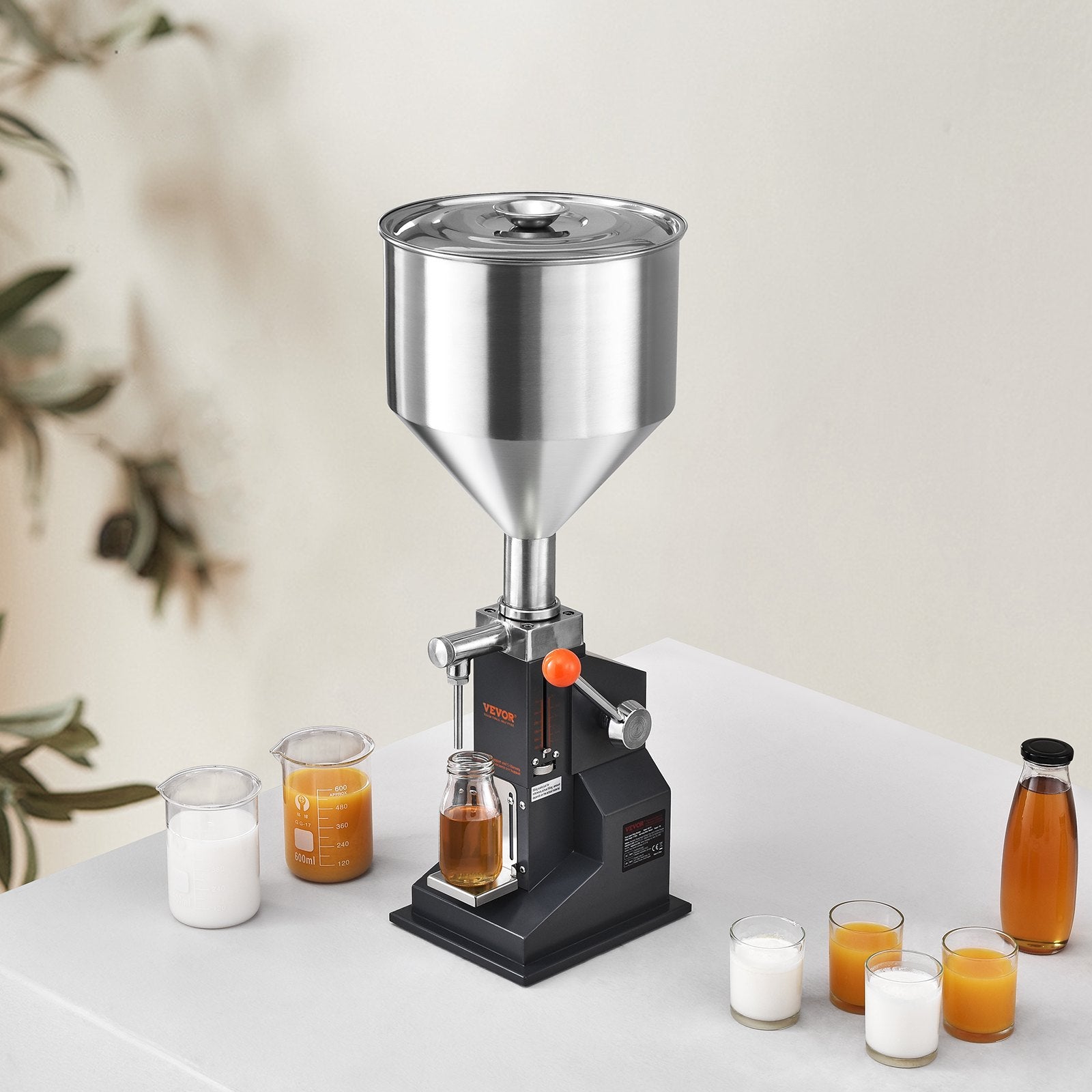 Manual Paste Liquid Filling Machine 5-50ml Stainless Steel Bottle Filler