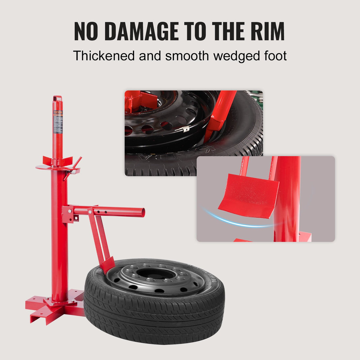 Manual Tire Changer Portable Hand Bead Breaker for 203-406mm Tires Truck