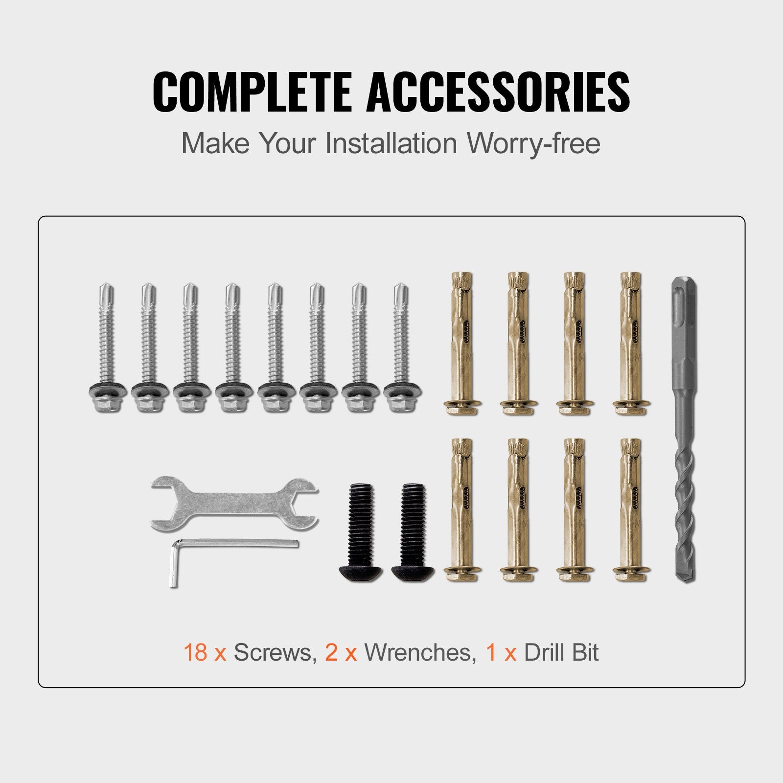 Wrought Iron Handrail Stair Railing Adjustable Fit 1-3 Steps