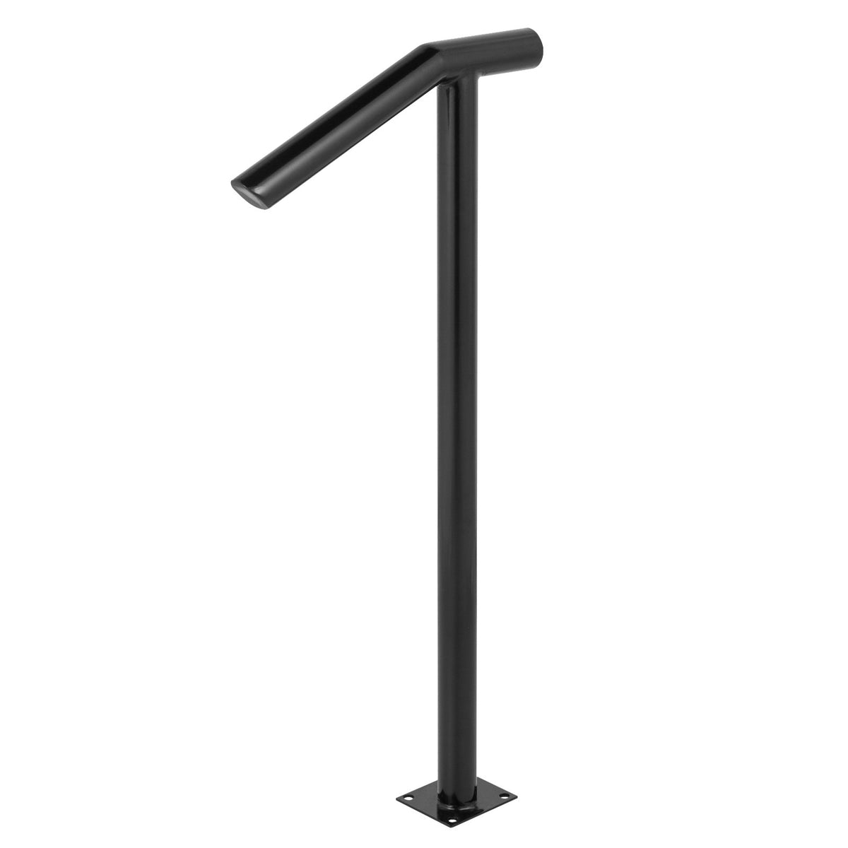 Single Post 1-2 Step Handrail Railing Steel 200kg Capacity with Expansion Bolts